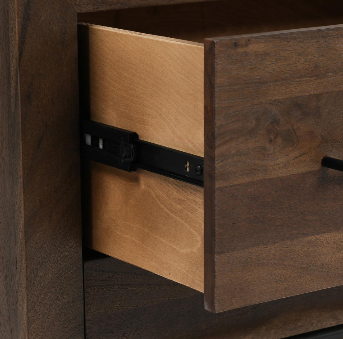 Jackson Acacia Wood 2-Drawer Nightstand 30"