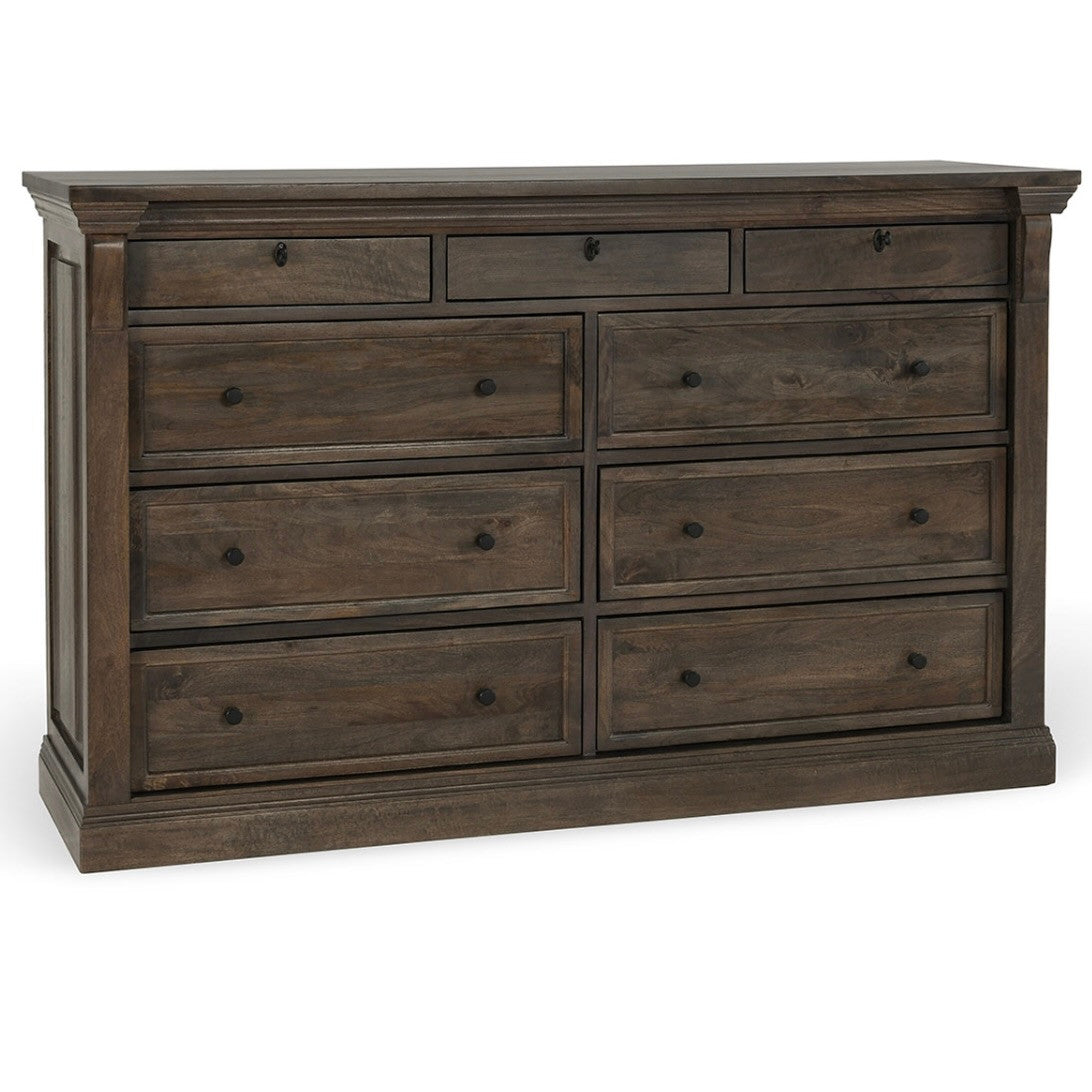 Adelaide 9-Drawer Mango Wood Dresser 70"
