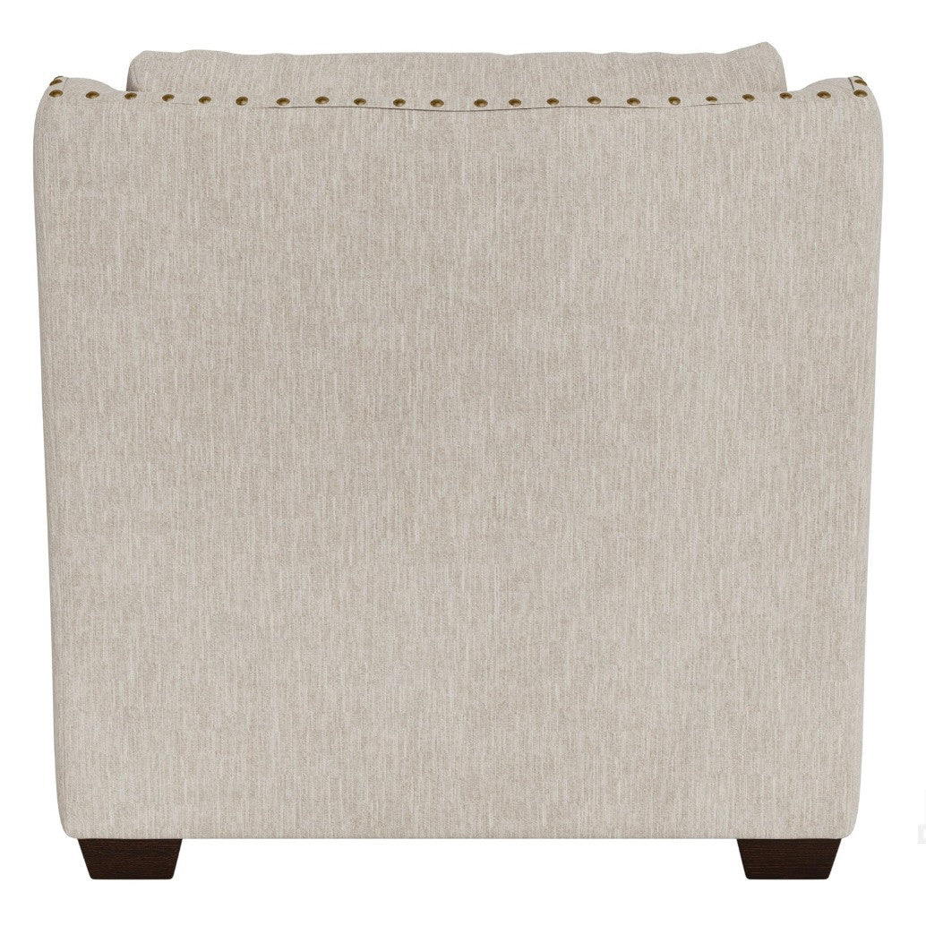 Connor Belgian Linen Slope Arm Upholstered Chair