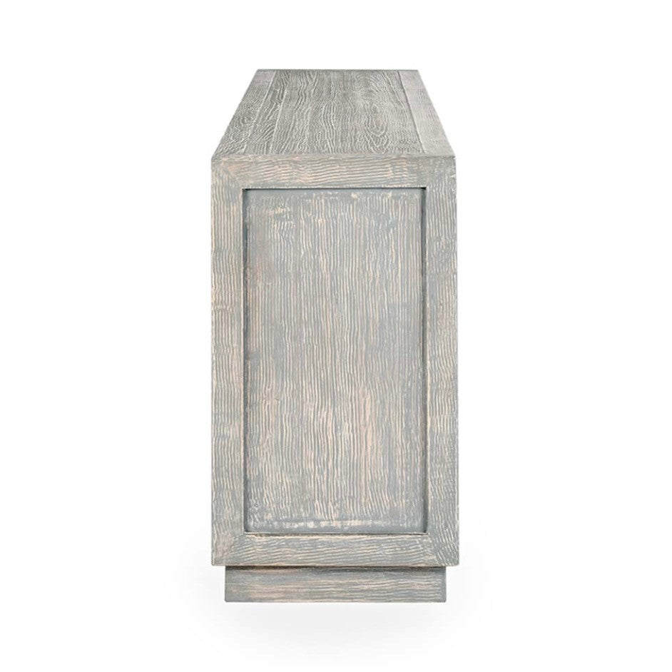 Avondale 4-Door Reclaimed Wood Sideboard in Antique Blue