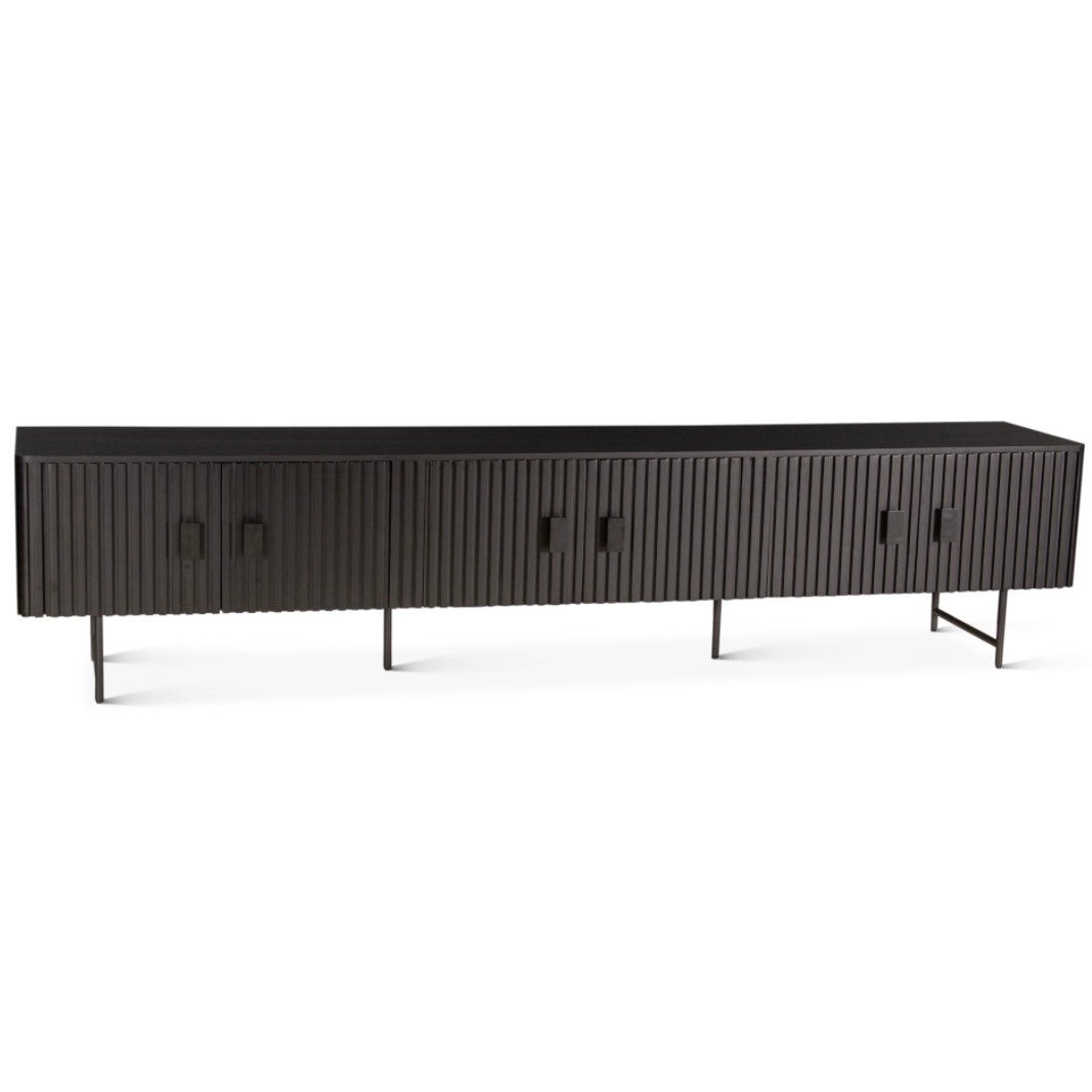 Valor 98" Plasma Cabinet  Matte Black