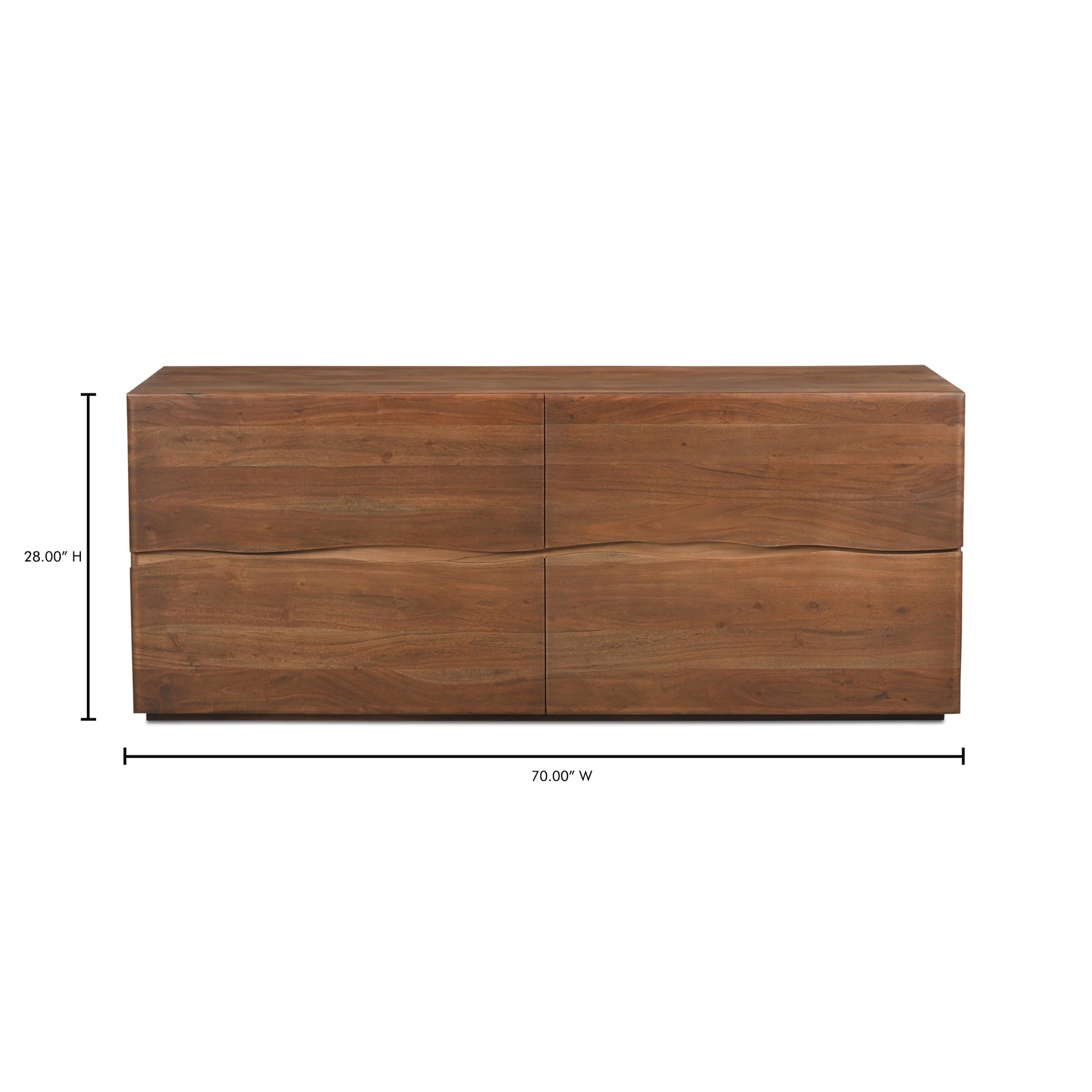 Watson 4 Drawer Dresser Brown by Moe's Home Collection - view 5