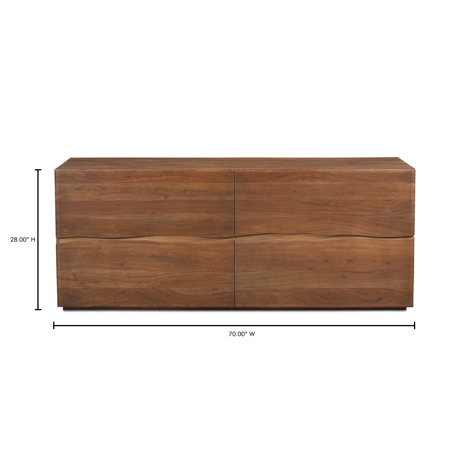 Watson 4 Drawer Dresser Brown by Moe's Home Collection - view 5