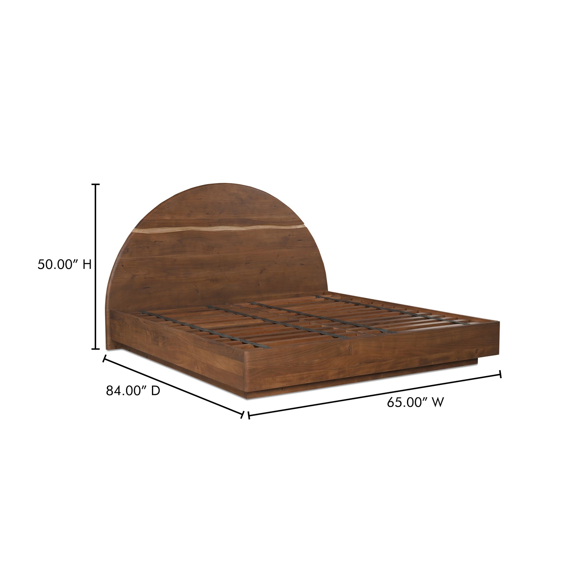 Watson Queen Bed Brown by Moe's Home Collection - view 5