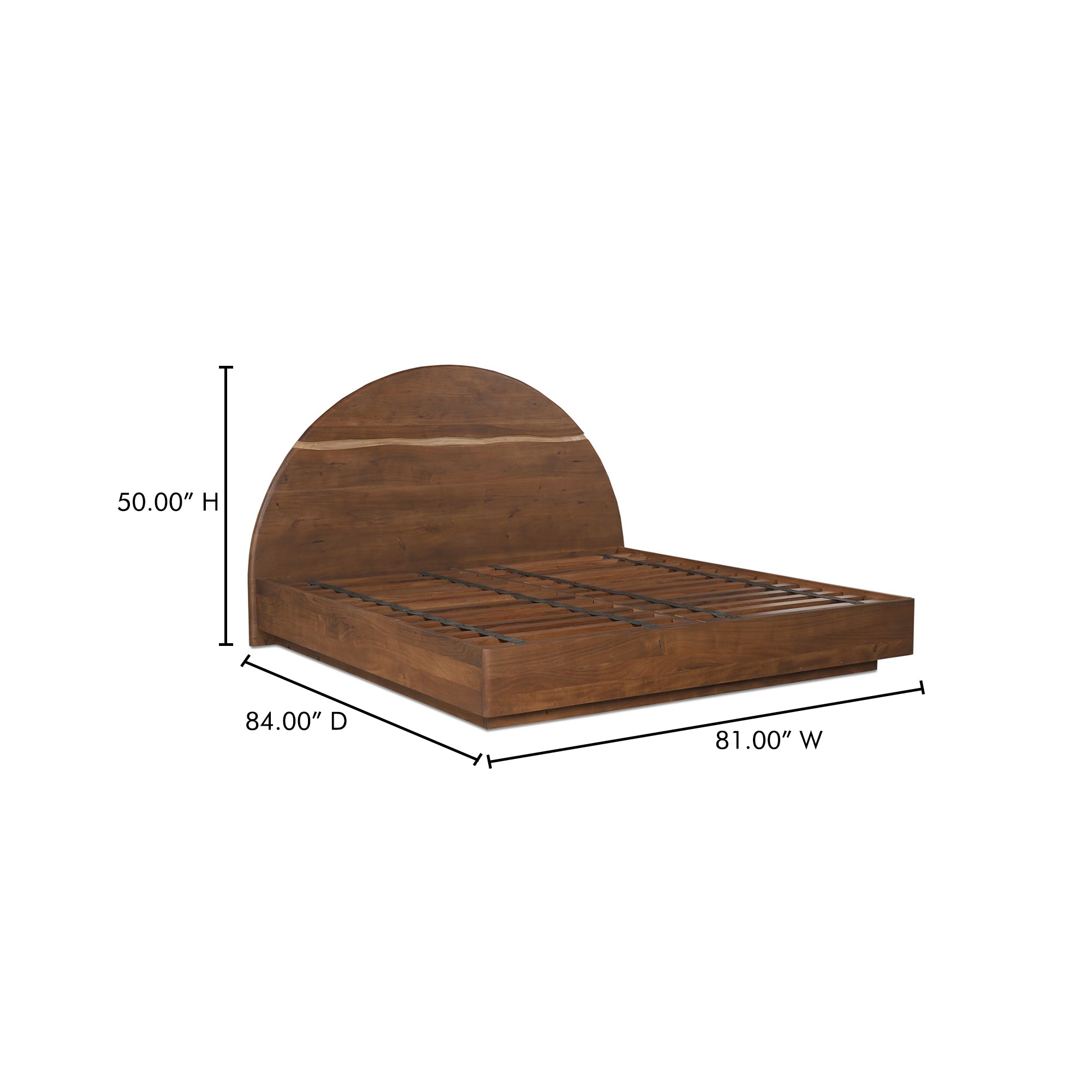 Watson King Bed Brown by Moe's Home Collection - view 5