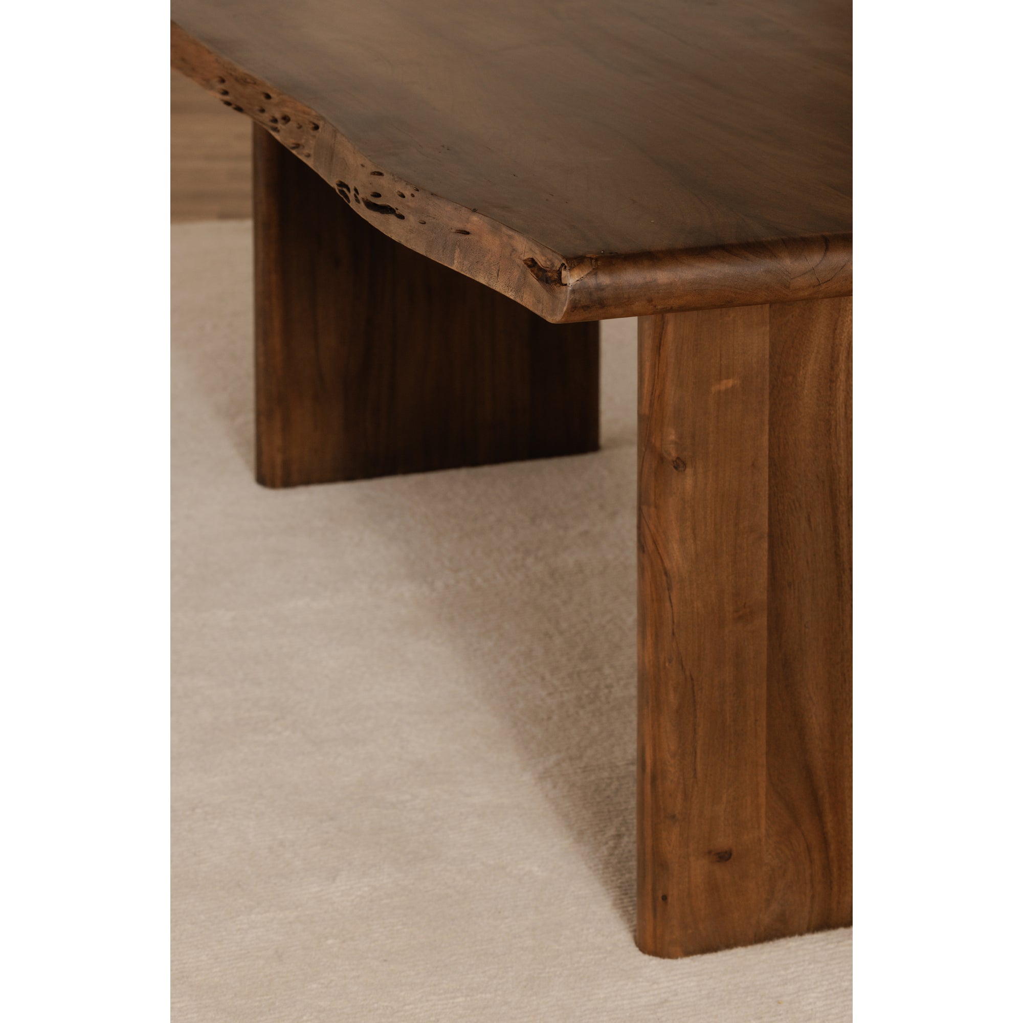 Lila Large Dining Table Brown by Moe's Home Collection - view 2