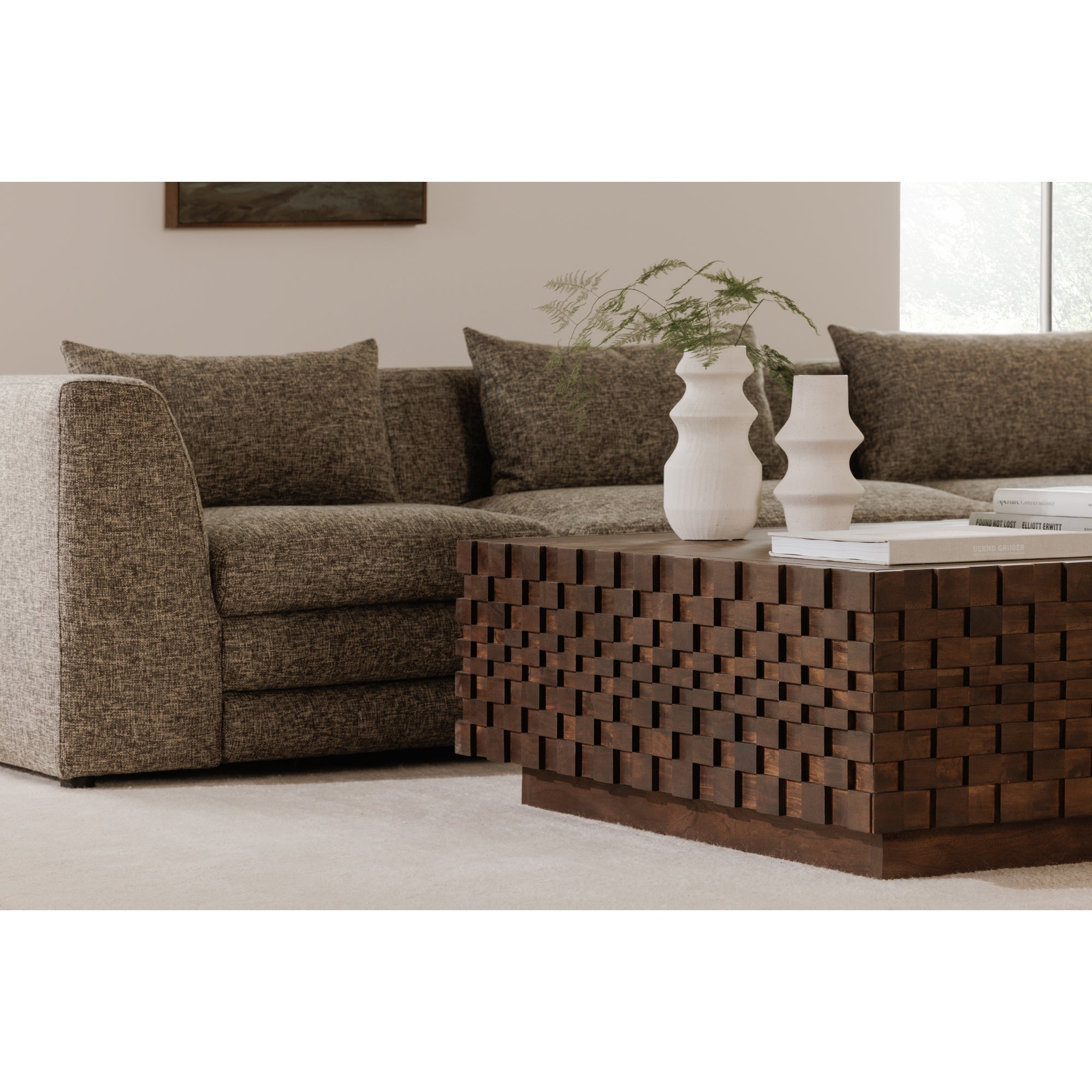 Easton Storage Coffee Table Brown by Moe's Home Collection - view 2