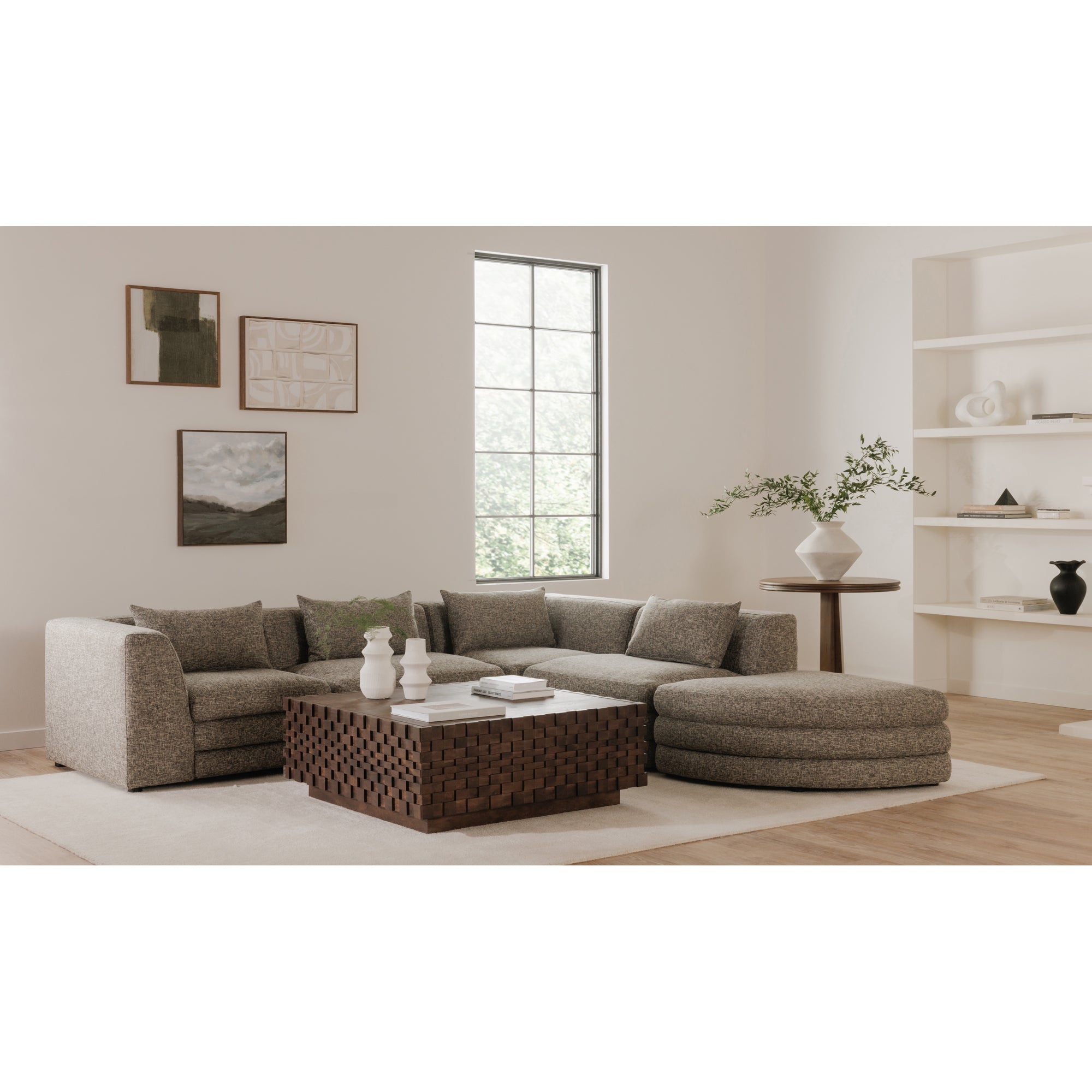 Easton Storage Coffee Table Brown by Moe's Home Collection - view 4