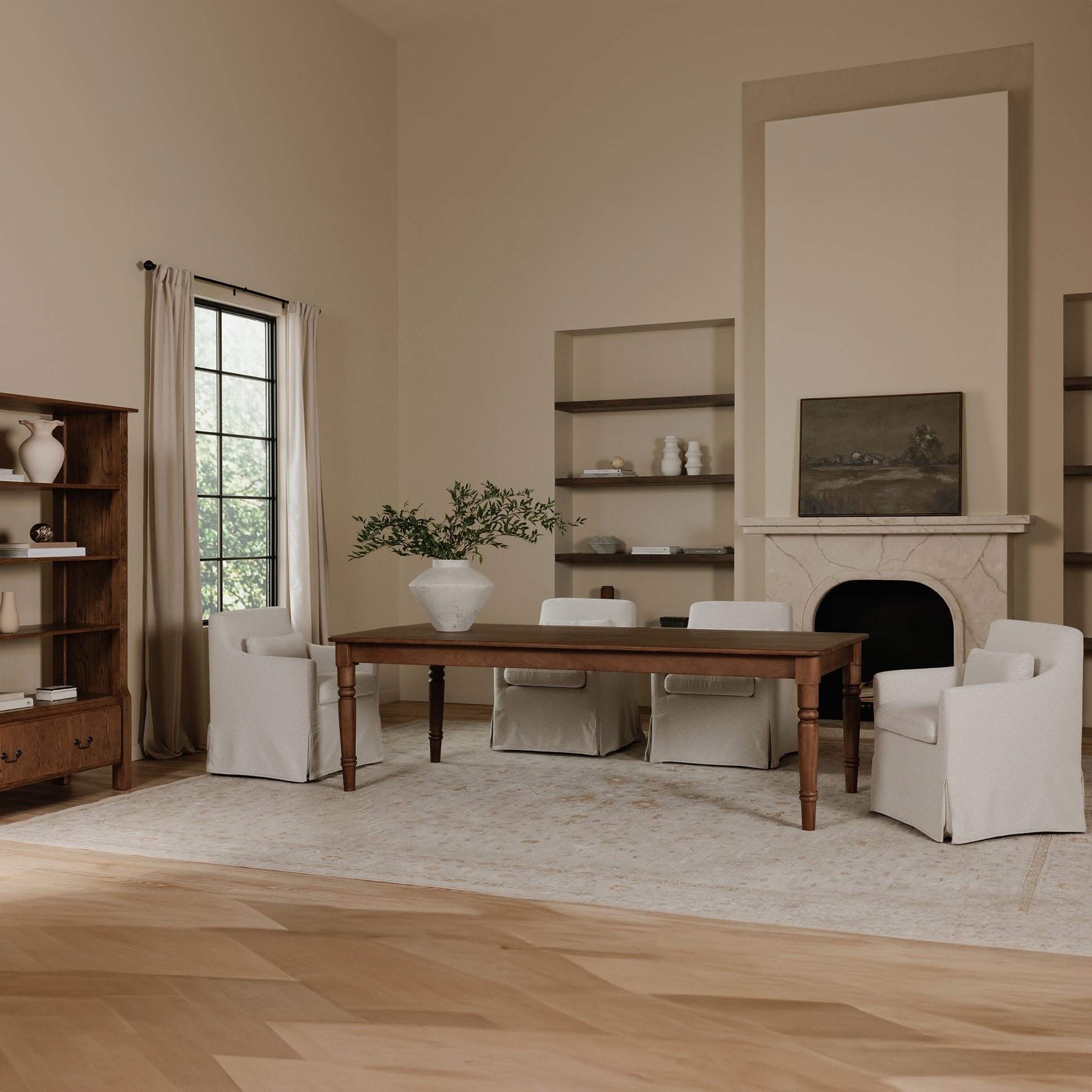 Russet Dining Table Brown by Moe's Home Collection - view 4