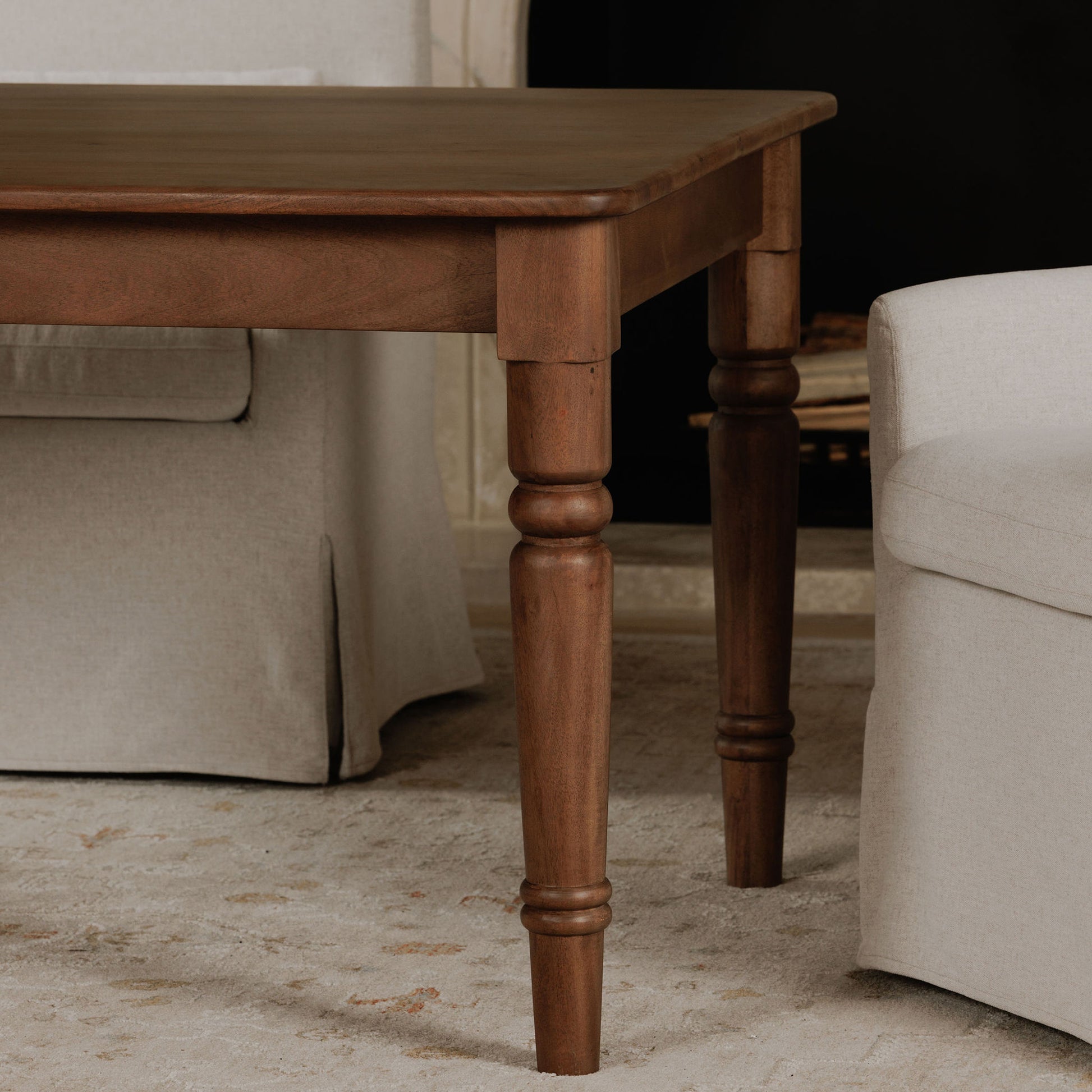 Russet Dining Table Brown by Moe's Home Collection - view 2
