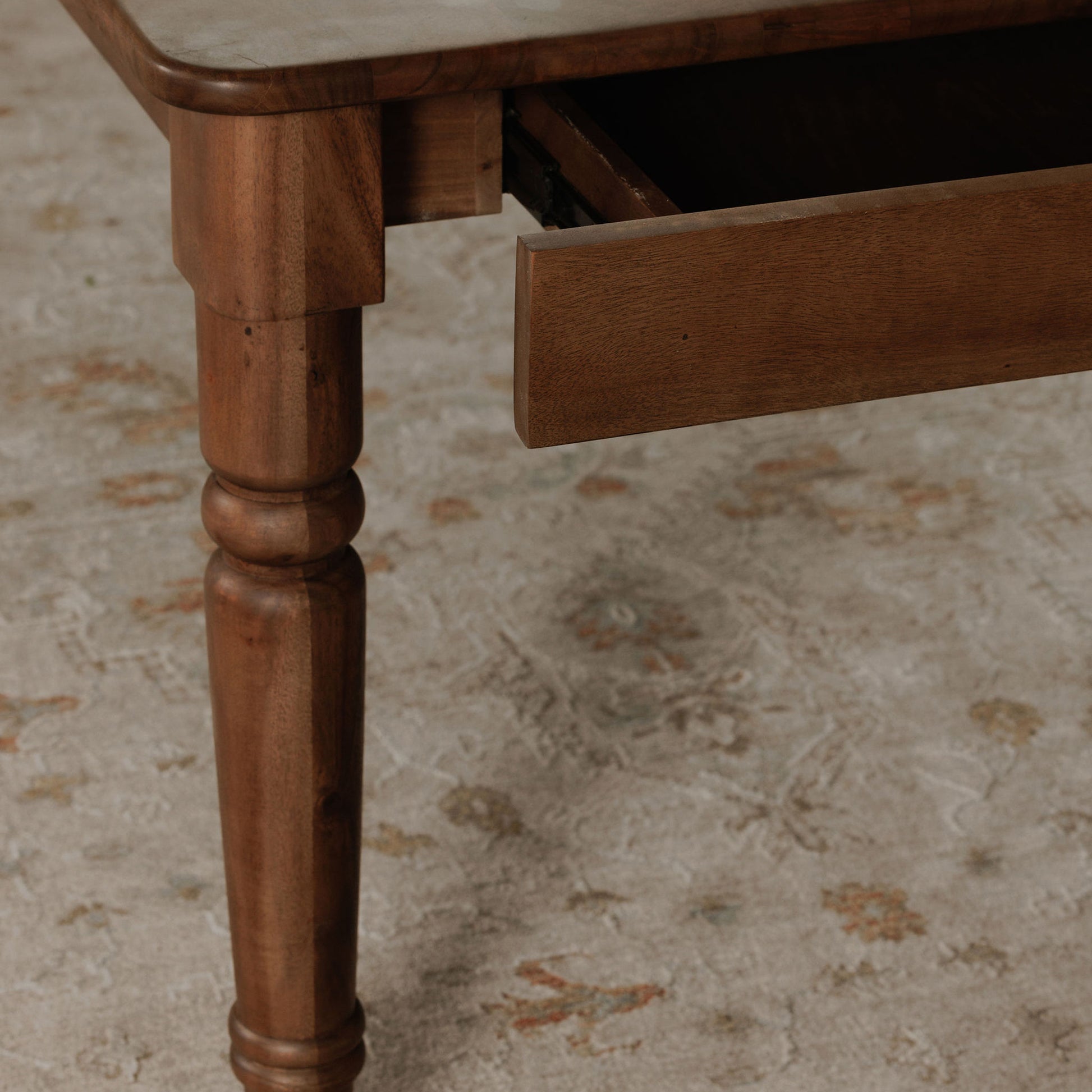 Russet Dining Table Brown by Moe's Home Collection - view 3
