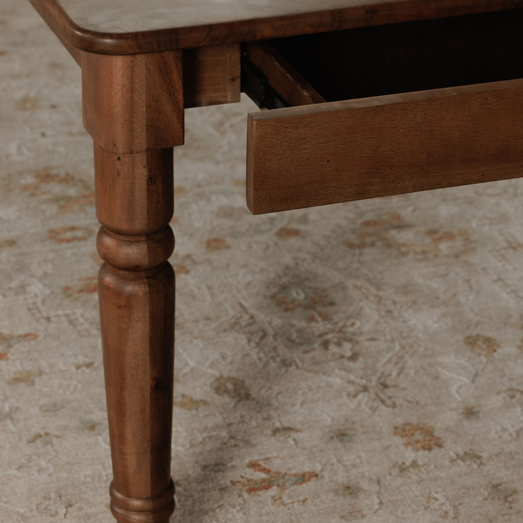 Russet Dining Table Brown by Moe's Home Collection - view 3