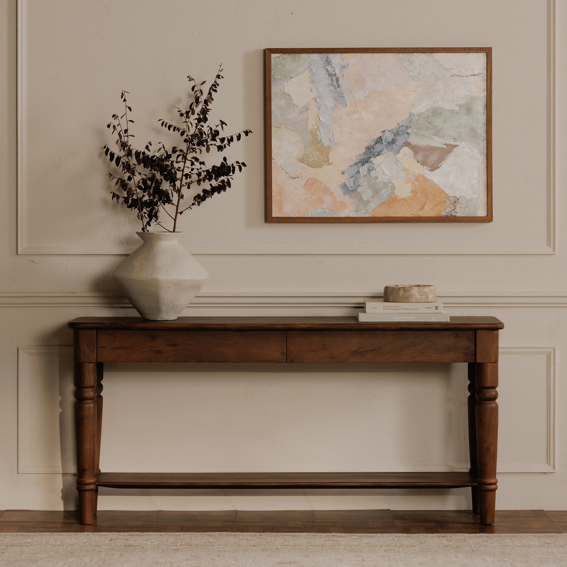 Russet Console Table Brown by Moe's Home Collection - view 3