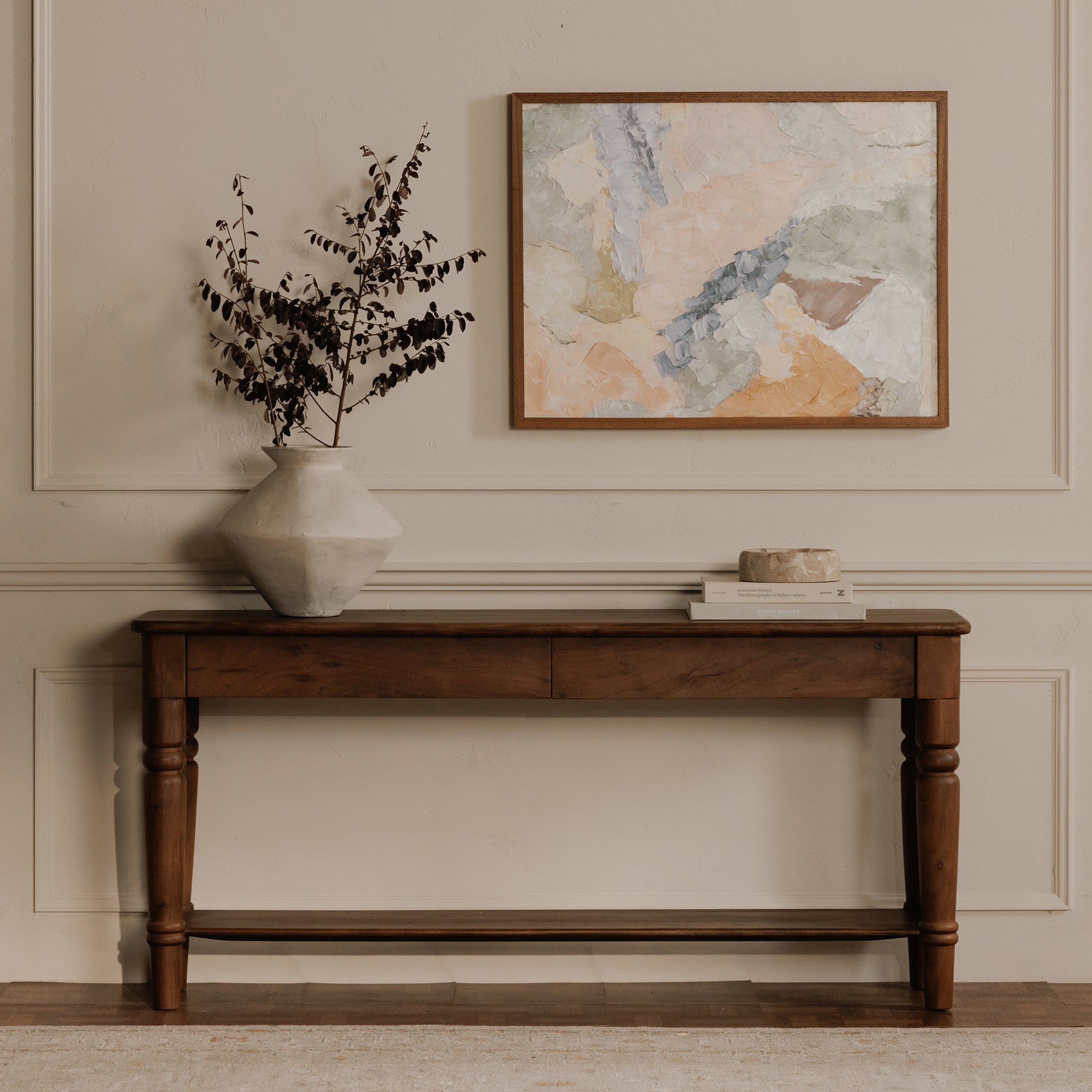 Russet Console Table Brown by Moe's Home Collection - view 3
