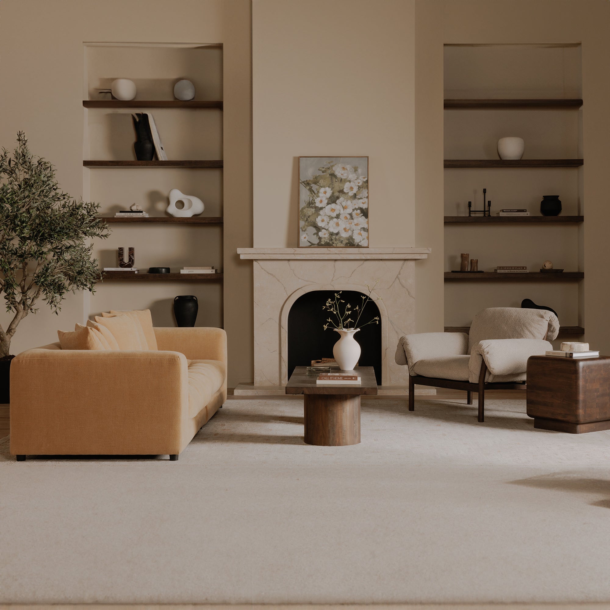Hadley Coffee Table Warm Brown by Moe's Home Collection - view 3