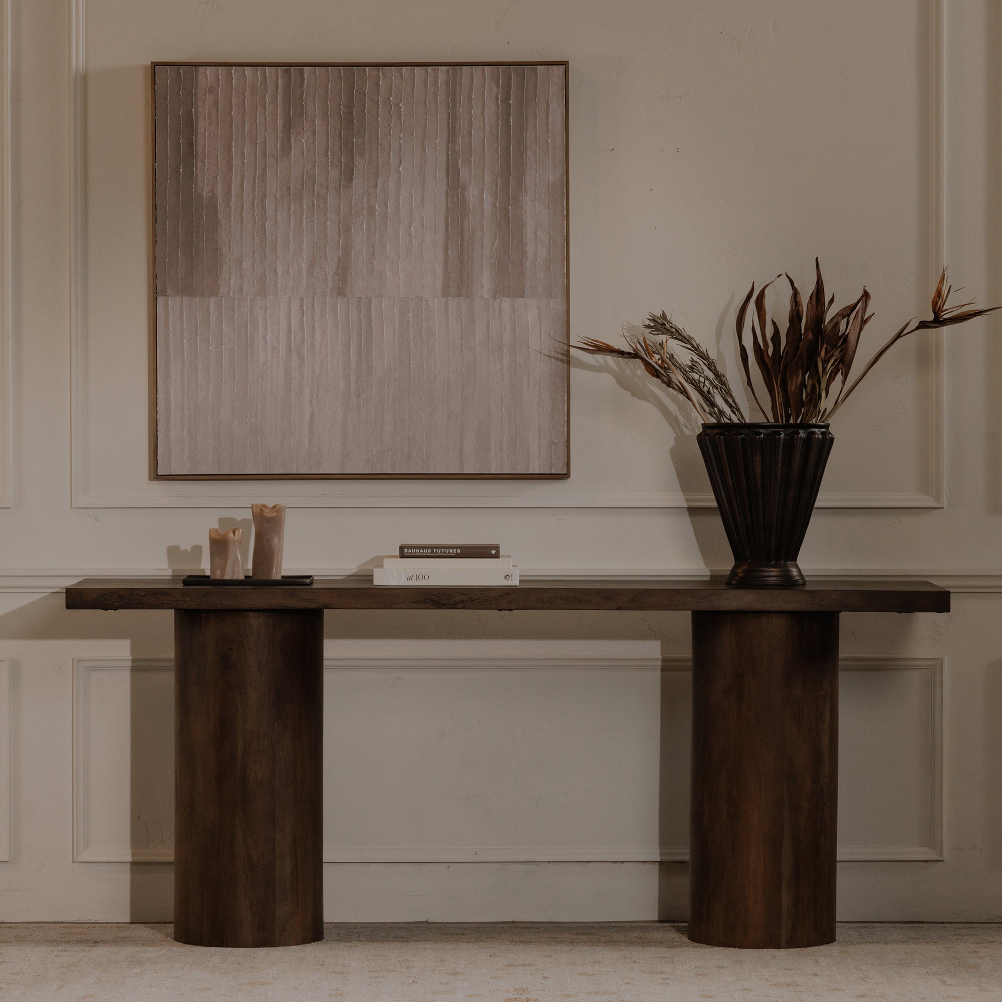 Hadley Console Table Warm Brown by Moe's Home Collection - view 3