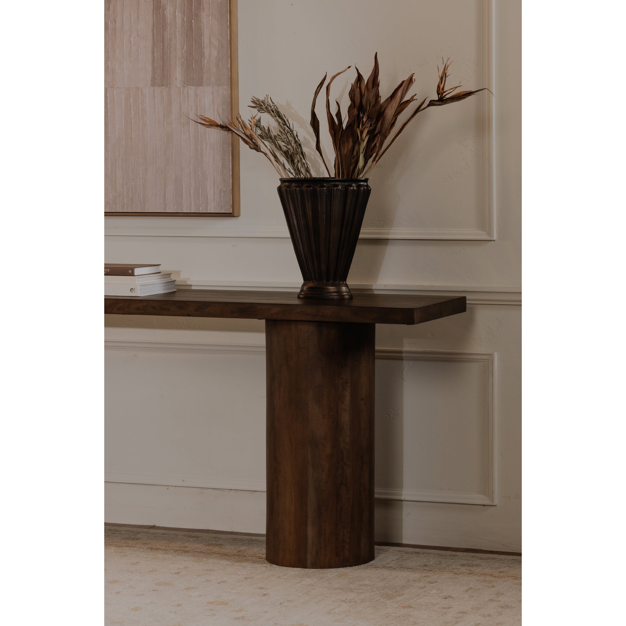 Hadley Console Table Warm Brown by Moe's Home Collection - view 2