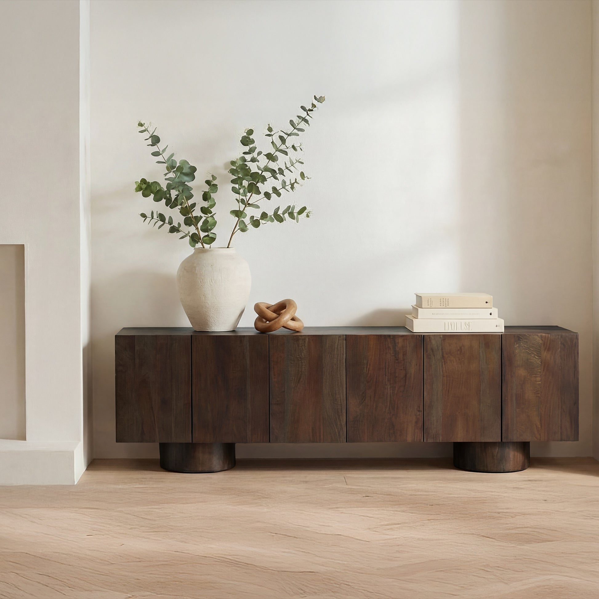 Hadley Media Unit Warm Brown by Moe's Home Collection - view 2