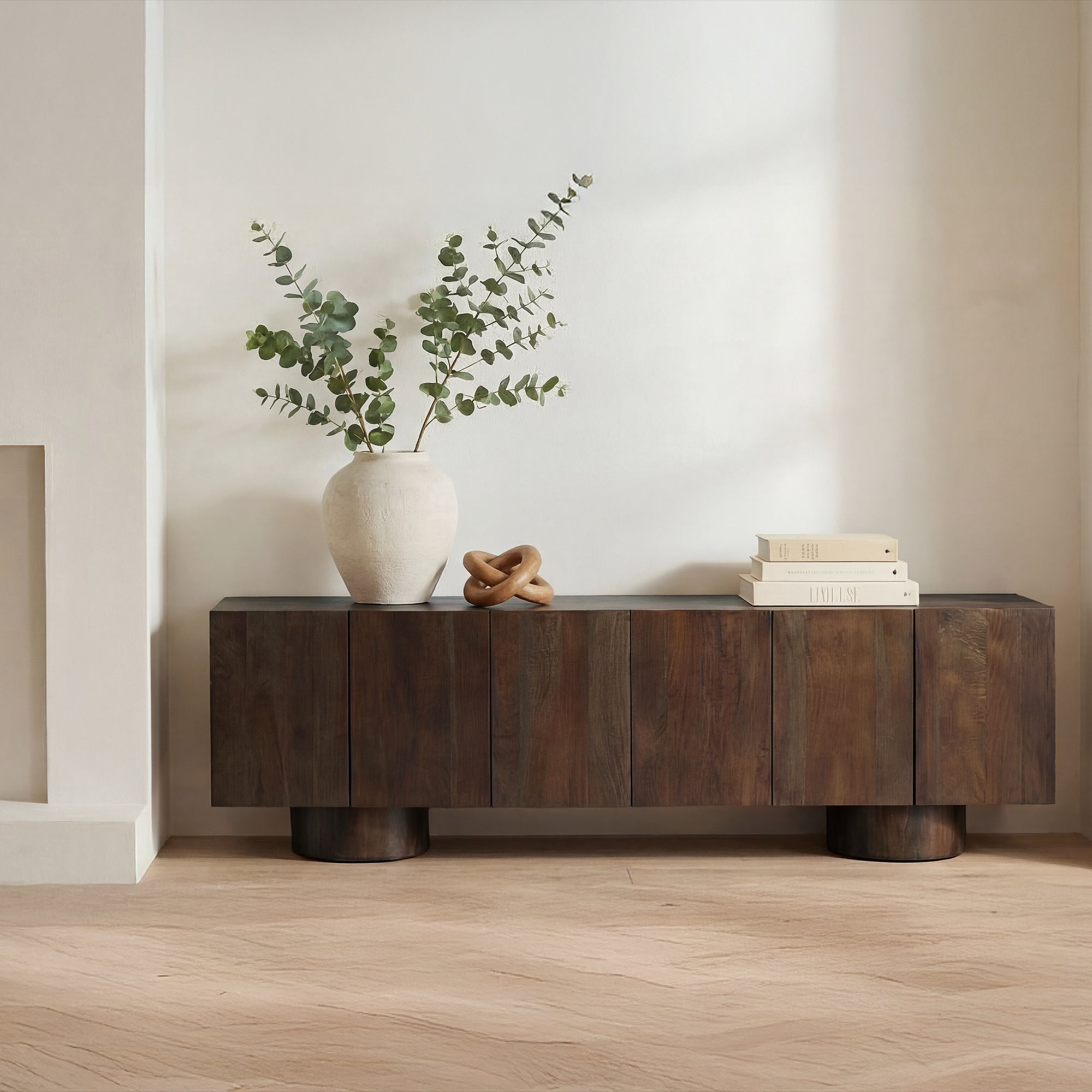 Hadley Media Unit Warm Brown by Moe's Home Collection - view 2
