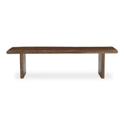 Lila Dining Bench Large Brown by Moe's Home Collection