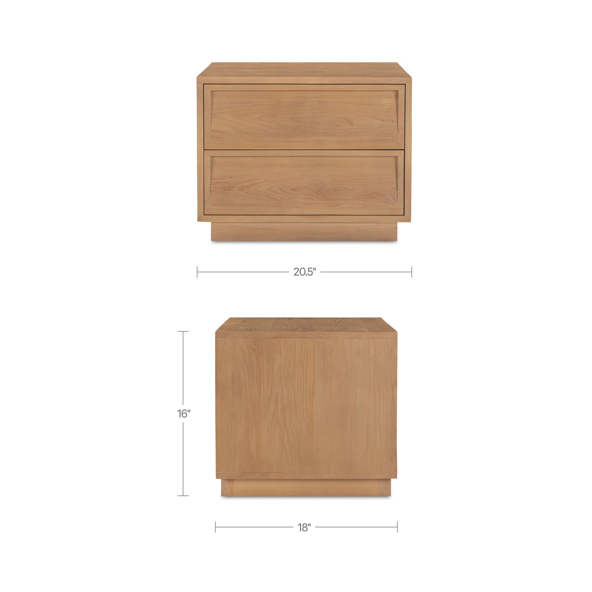 Hudson Nightstand Natural by Moe's Home Collection - view 3