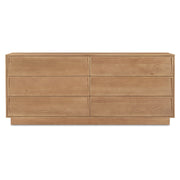 Hudson 6 Drawer Dresser Natural by Moe's Home Collection