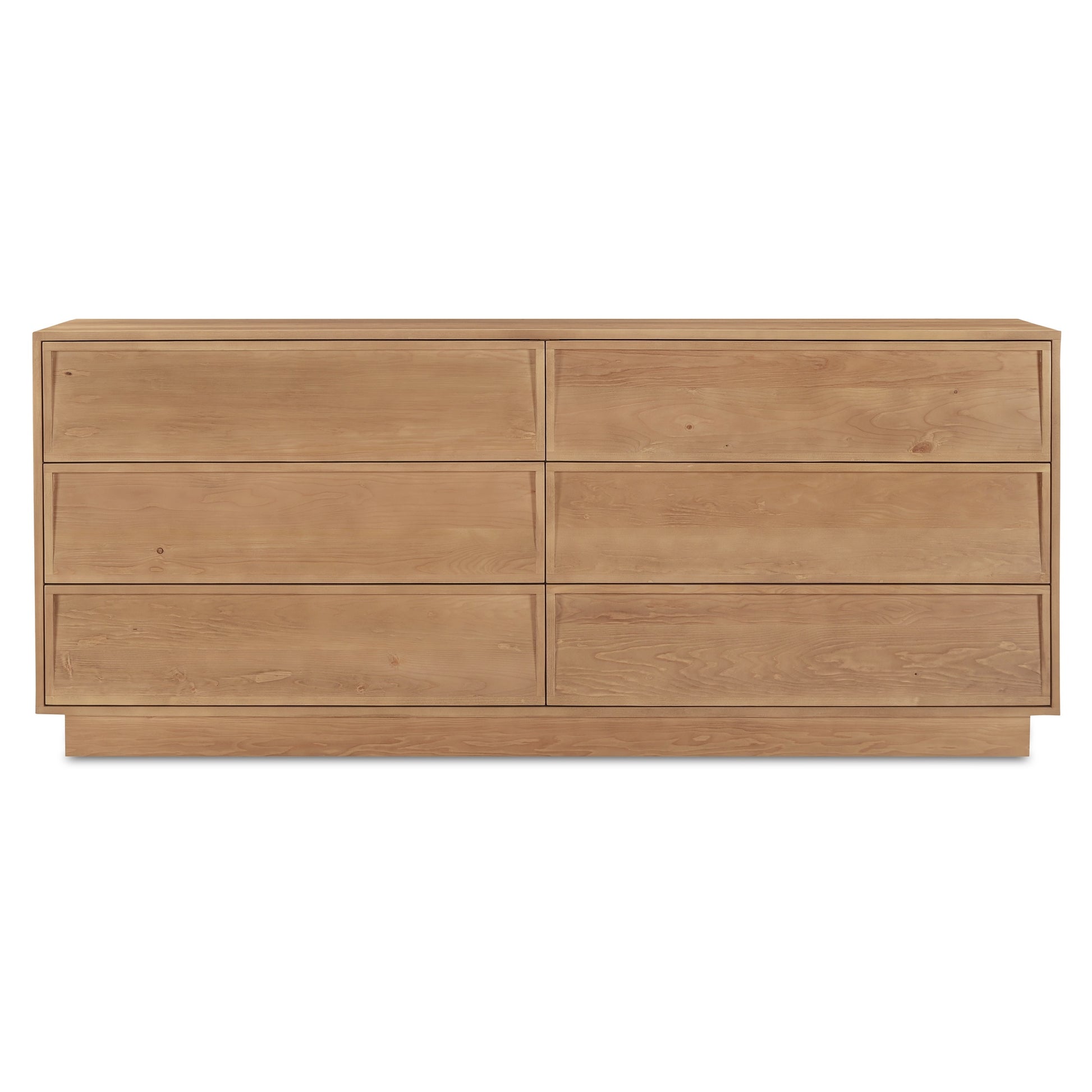 Hudson 6 Drawer Dresser Natural by Moe's Home Collection