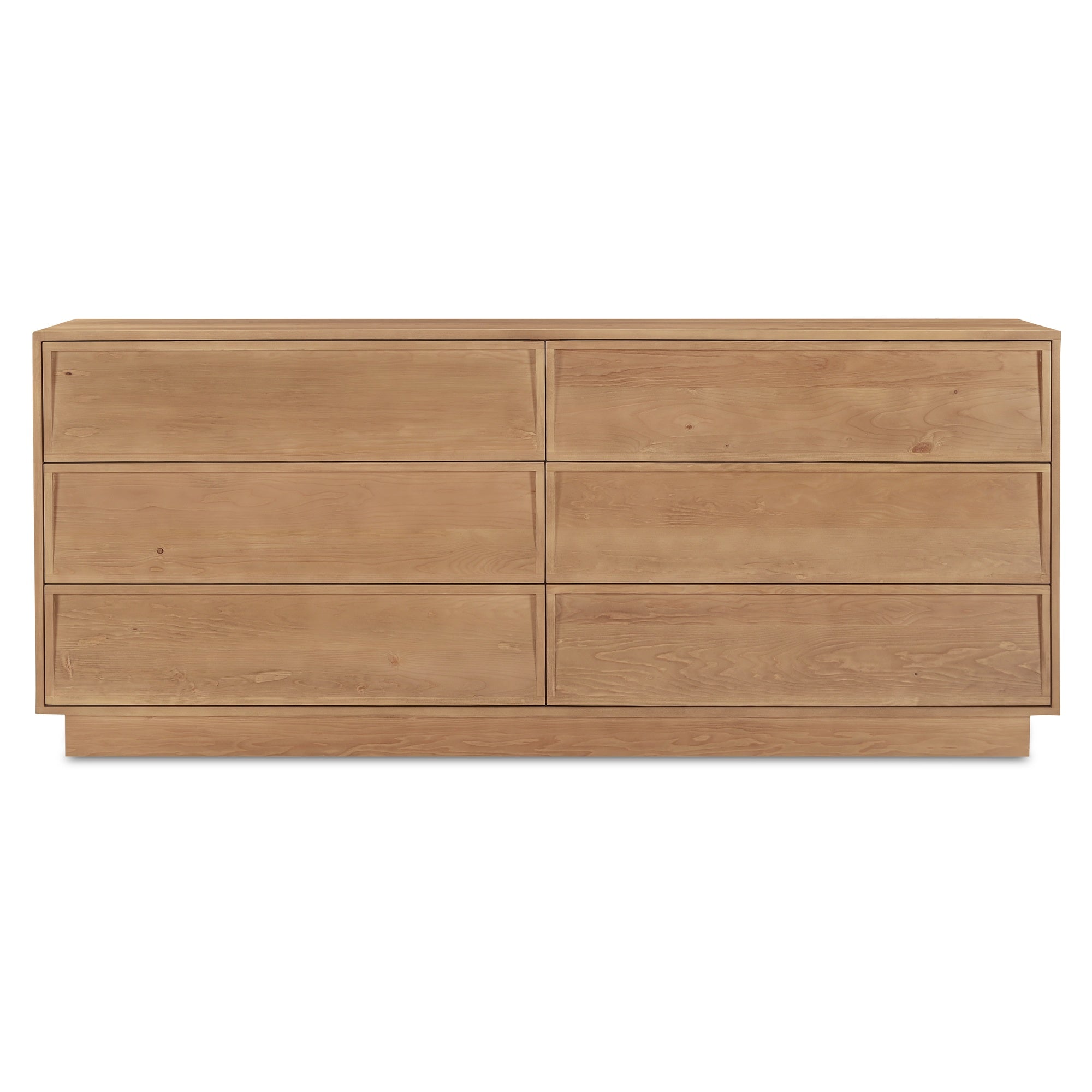 Hudson 6 Drawer Dresser Natural by Moe's Home Collection