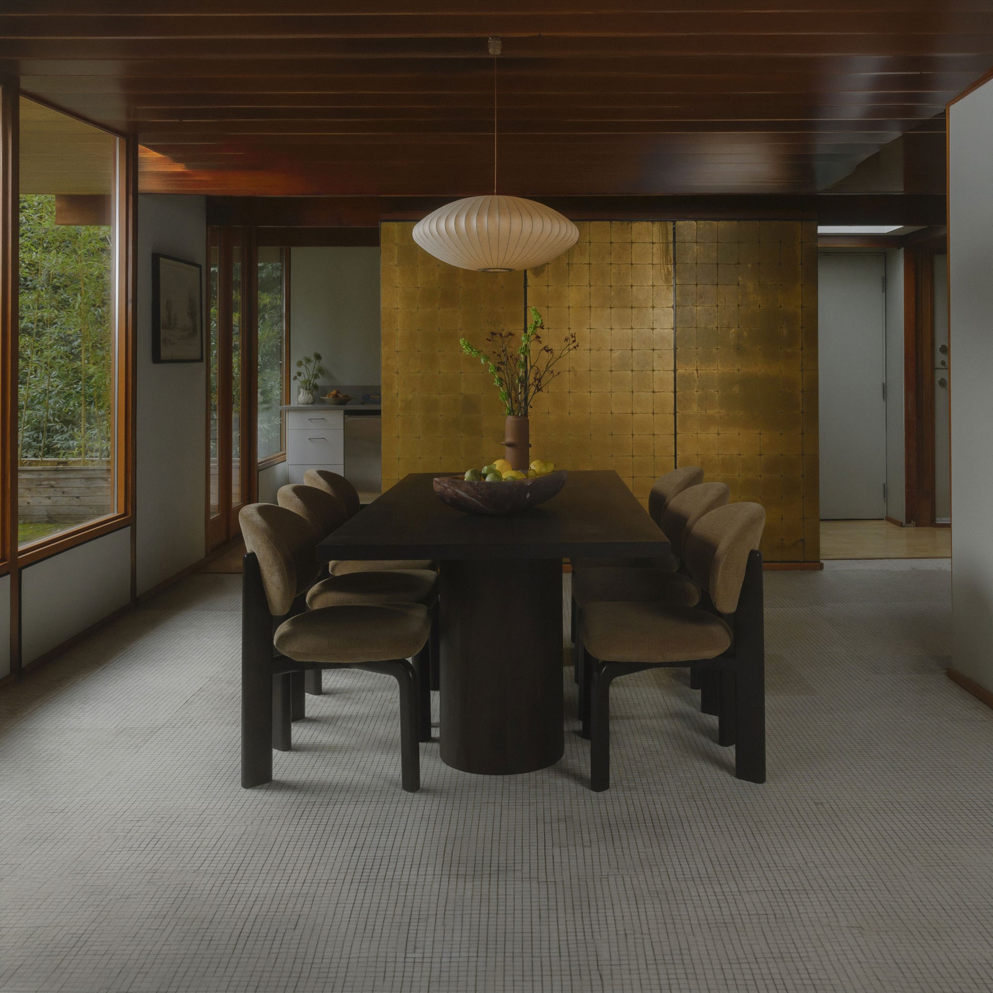 Hadley Dining Table Small Warm Brown by Moe's Home Collection - view 5