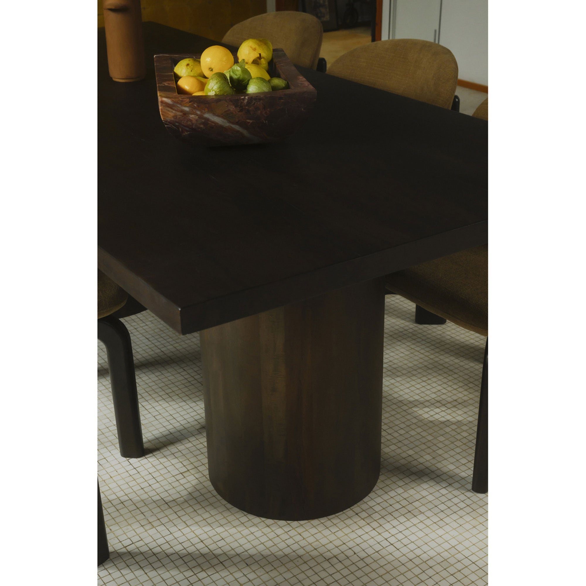 Hadley Dining Table Small Warm Brown by Moe's Home Collection - view 3