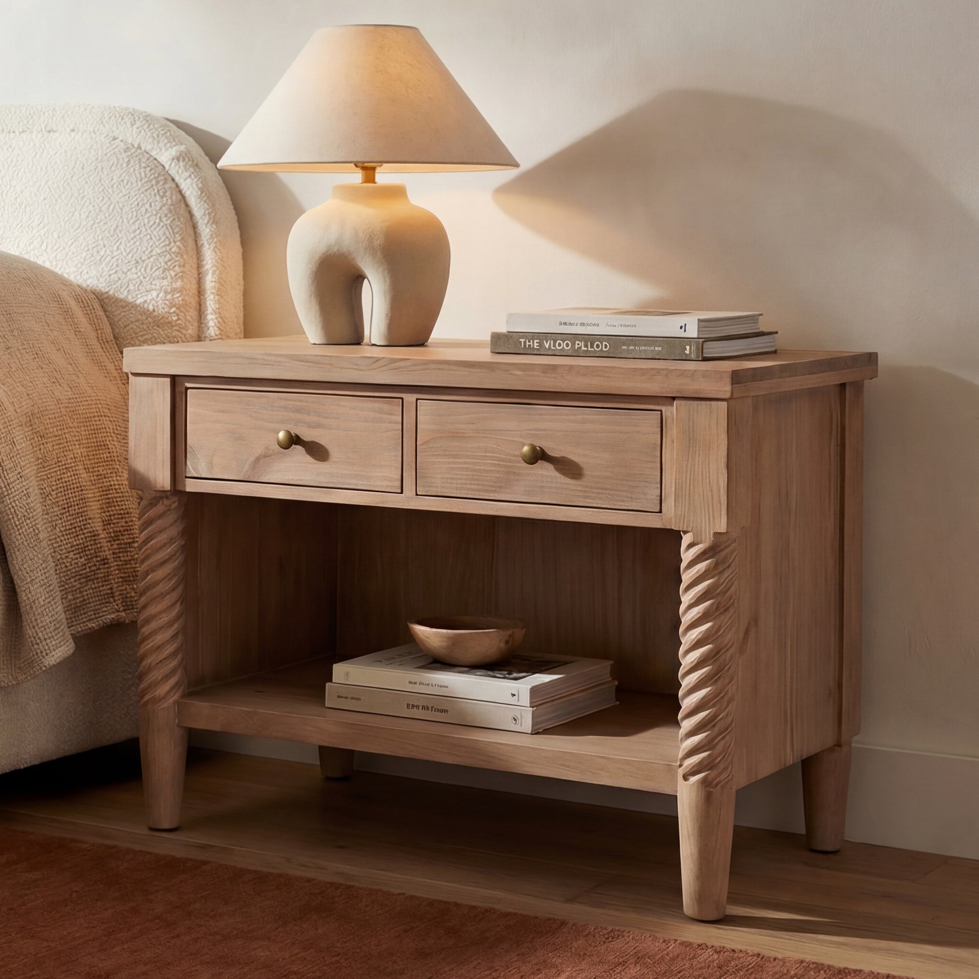 Joni Nightstand Natural by Moe's Home Collection - view 2