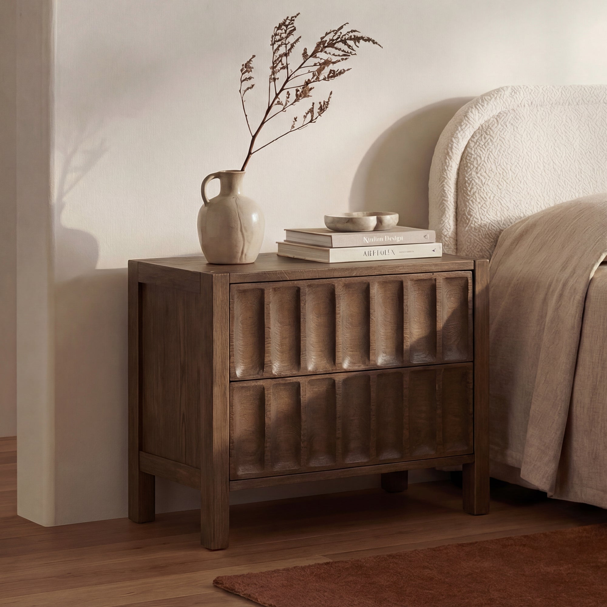 Roland Nightstand Brown by Moe's Home Collection - view 2