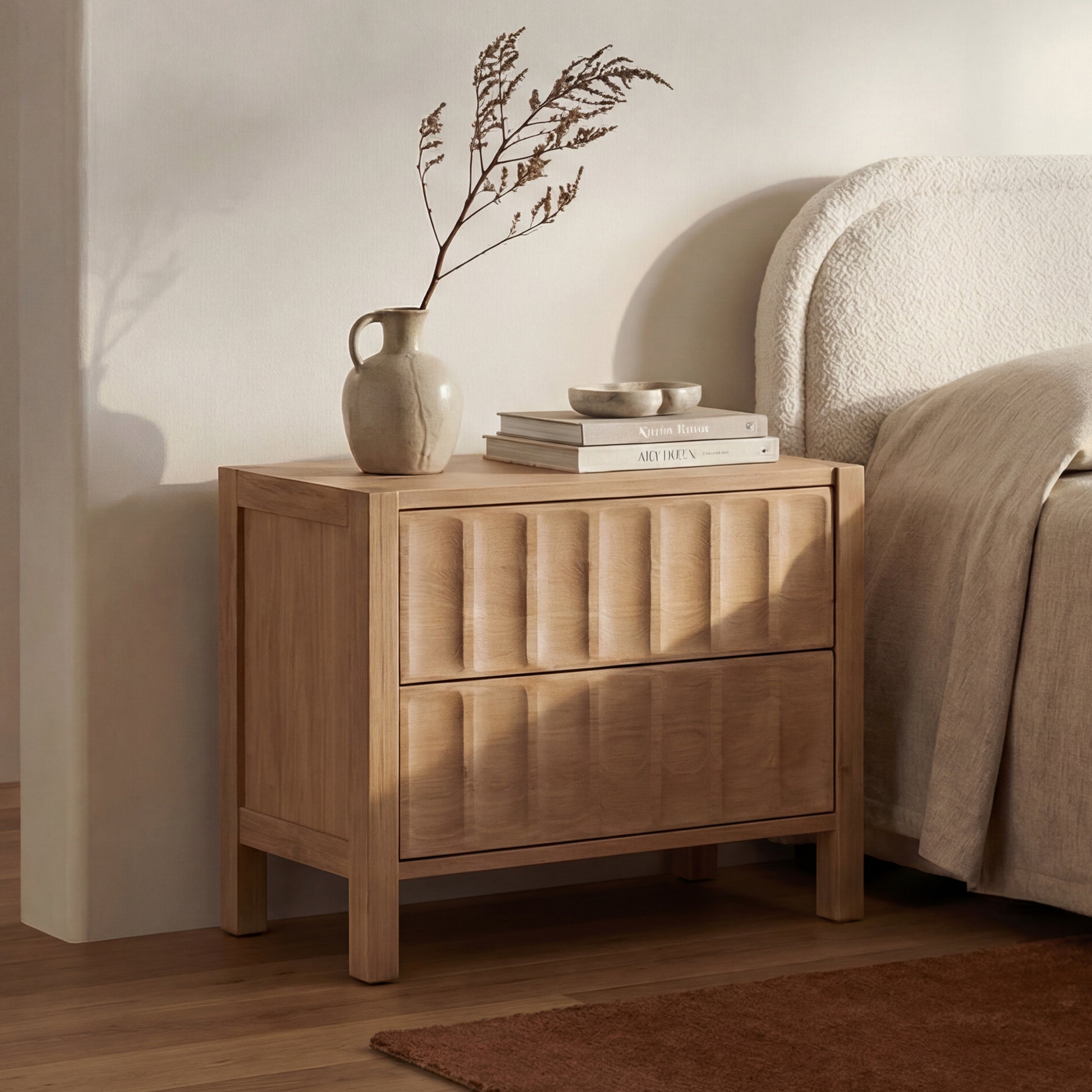 Roland Nightstand Natural by Moe's Home Collection - view 2