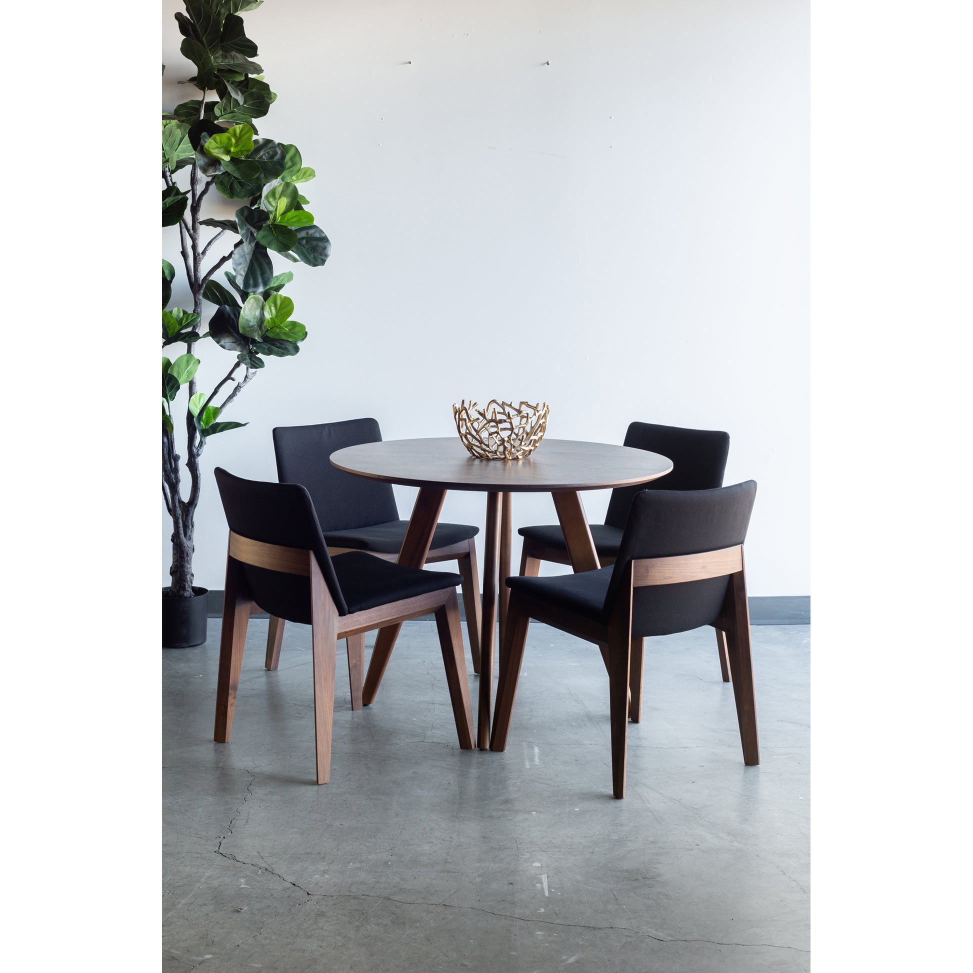Deco Dining Chair Black- Set Of Two by Moe's Home Collection - view 8