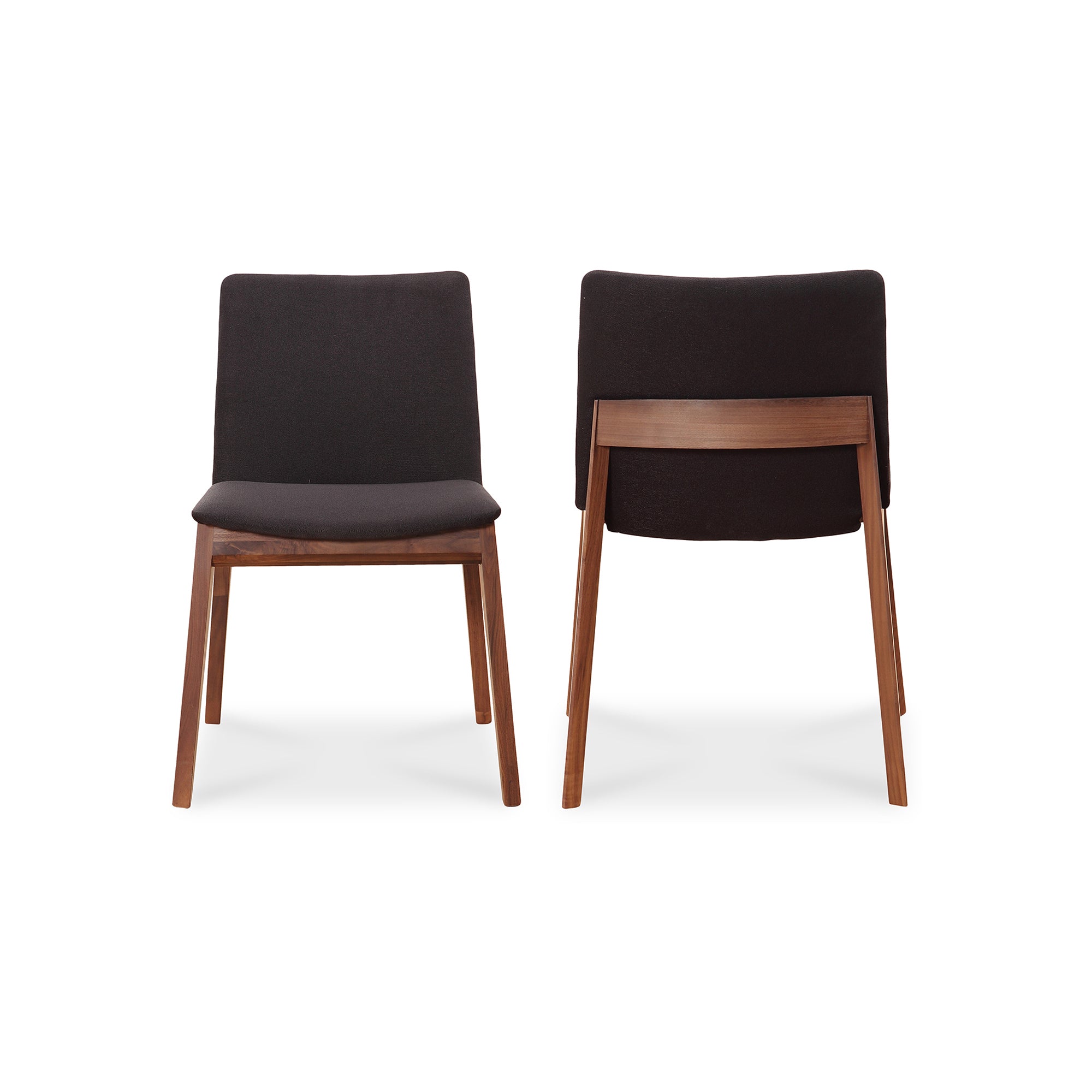 Deco Dining Chair Black- Set Of Two by Moe's Home Collection - view 2