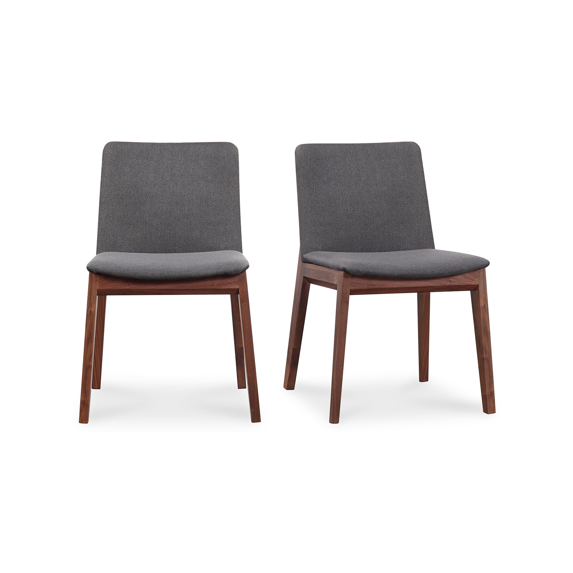Deco Dining Chair Dark Grey - Set Of Two by Moe's Home Collection
