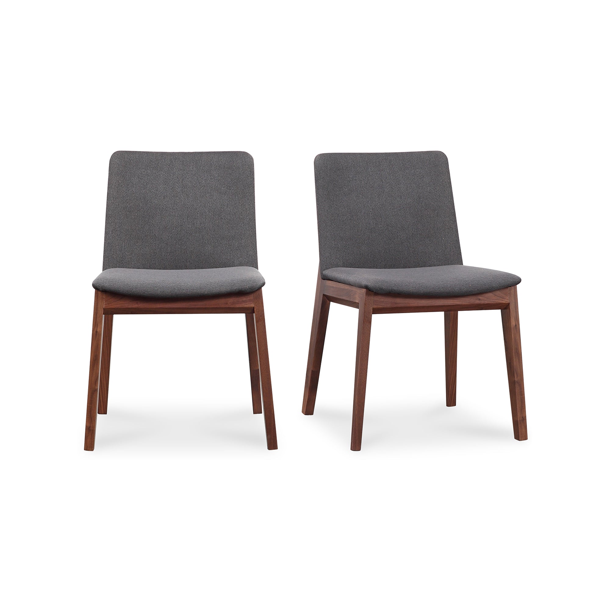 Deco Dining Chair Dark Grey - Set Of Two by Moe's Home Collection