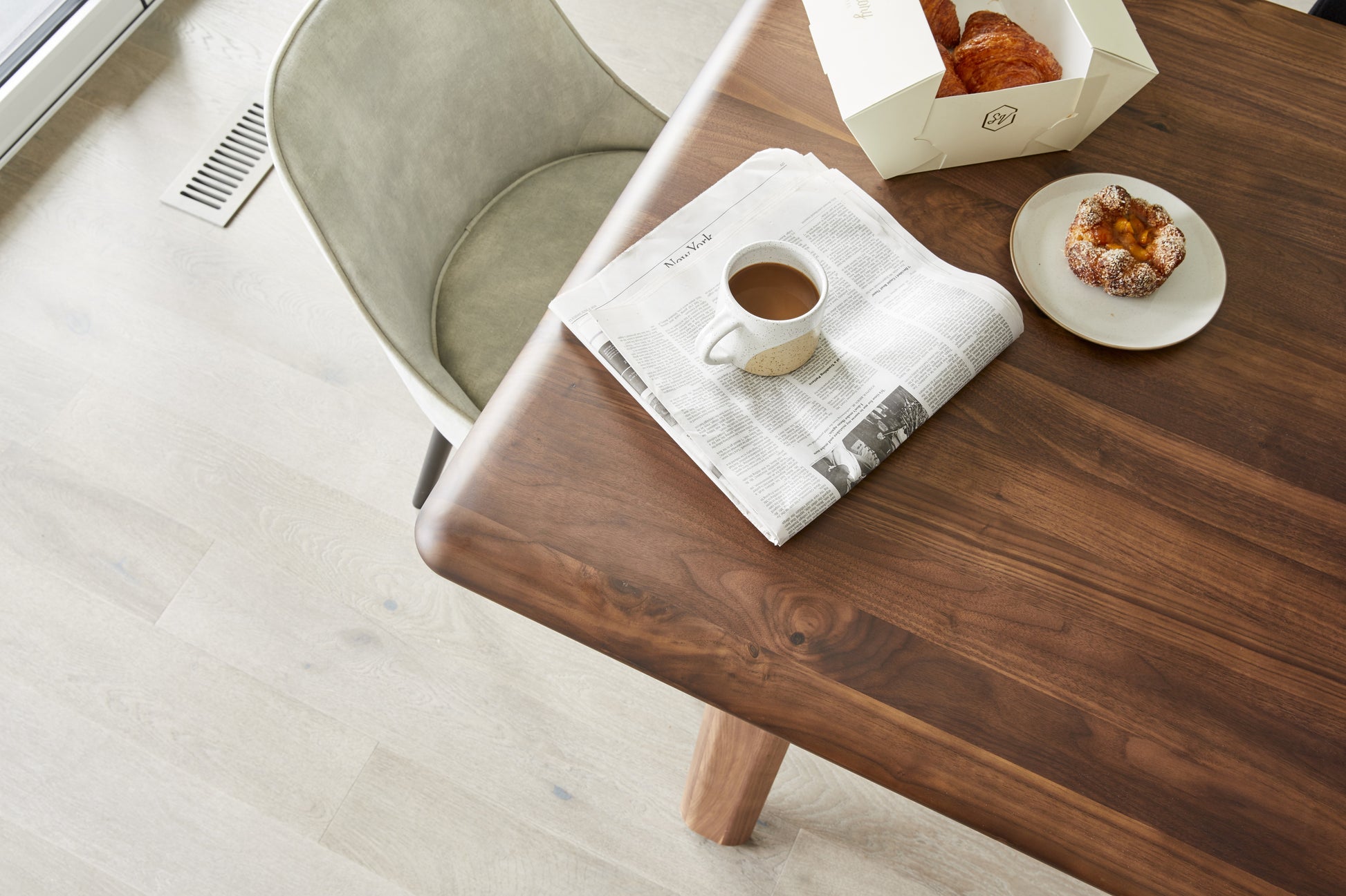 Malibu Dining Table Walnut by Moe's Home Collection - view 11