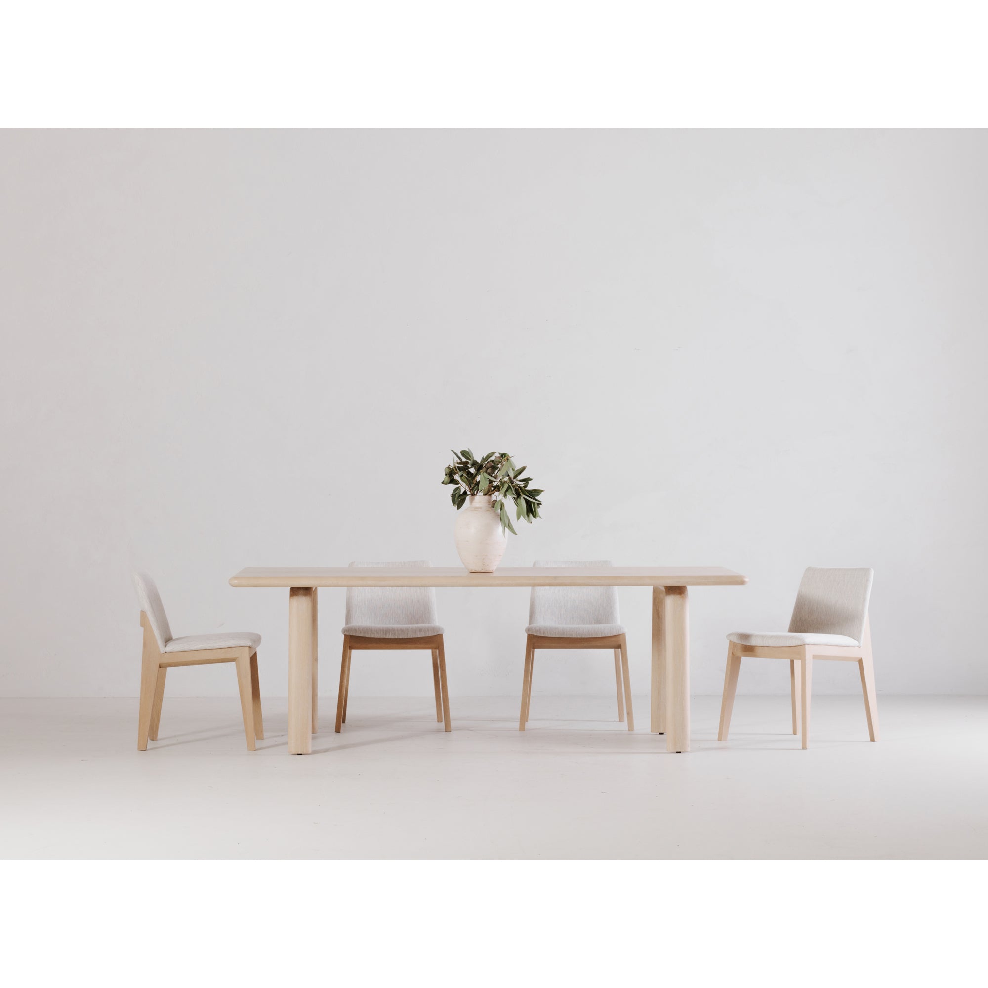 Malibu Dining Table White Oak by Moe's Home Collection - view 3