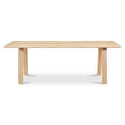 Malibu Dining Table White Oak by Moe's Home Collection