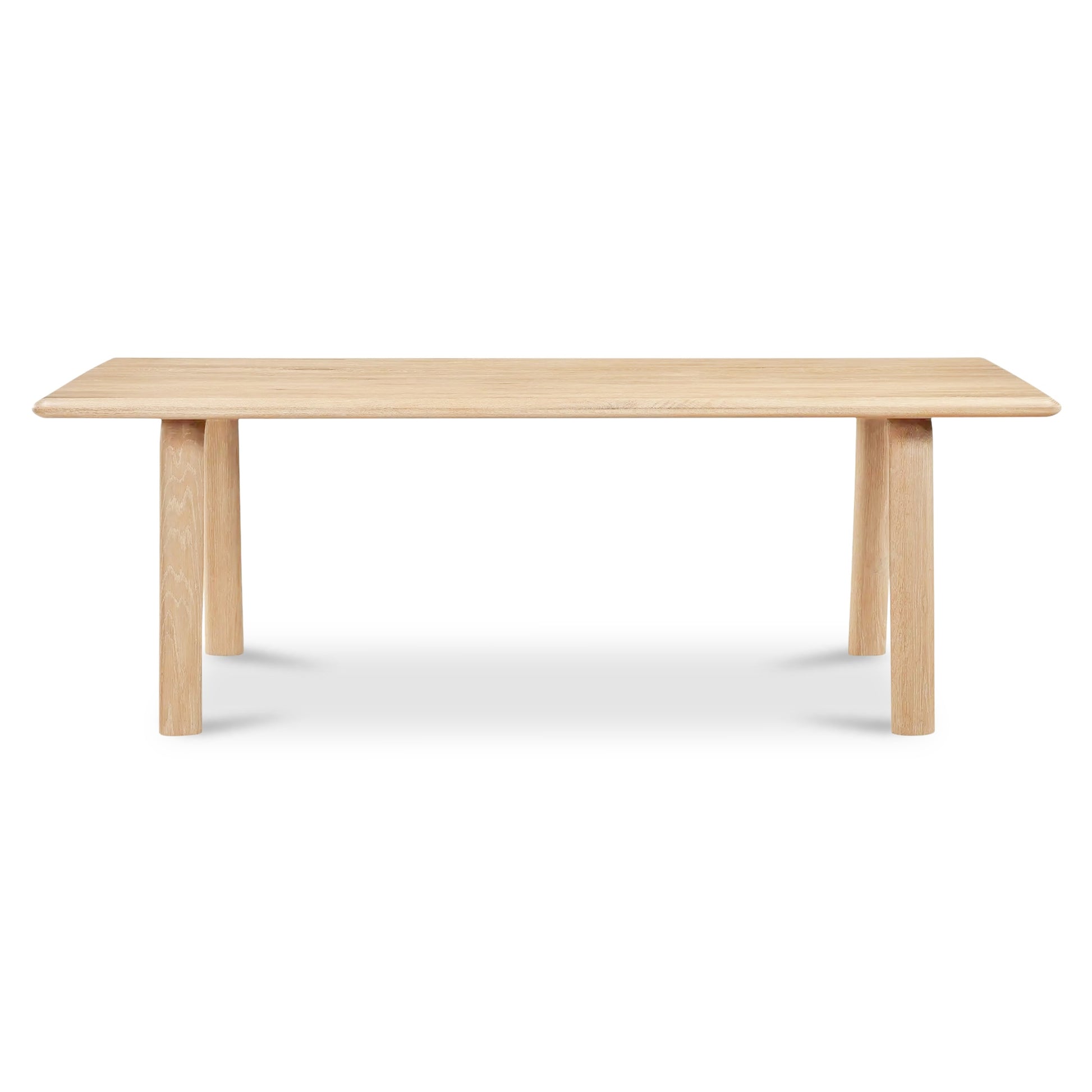 Malibu Dining Table White Oak by Moe's Home Collection