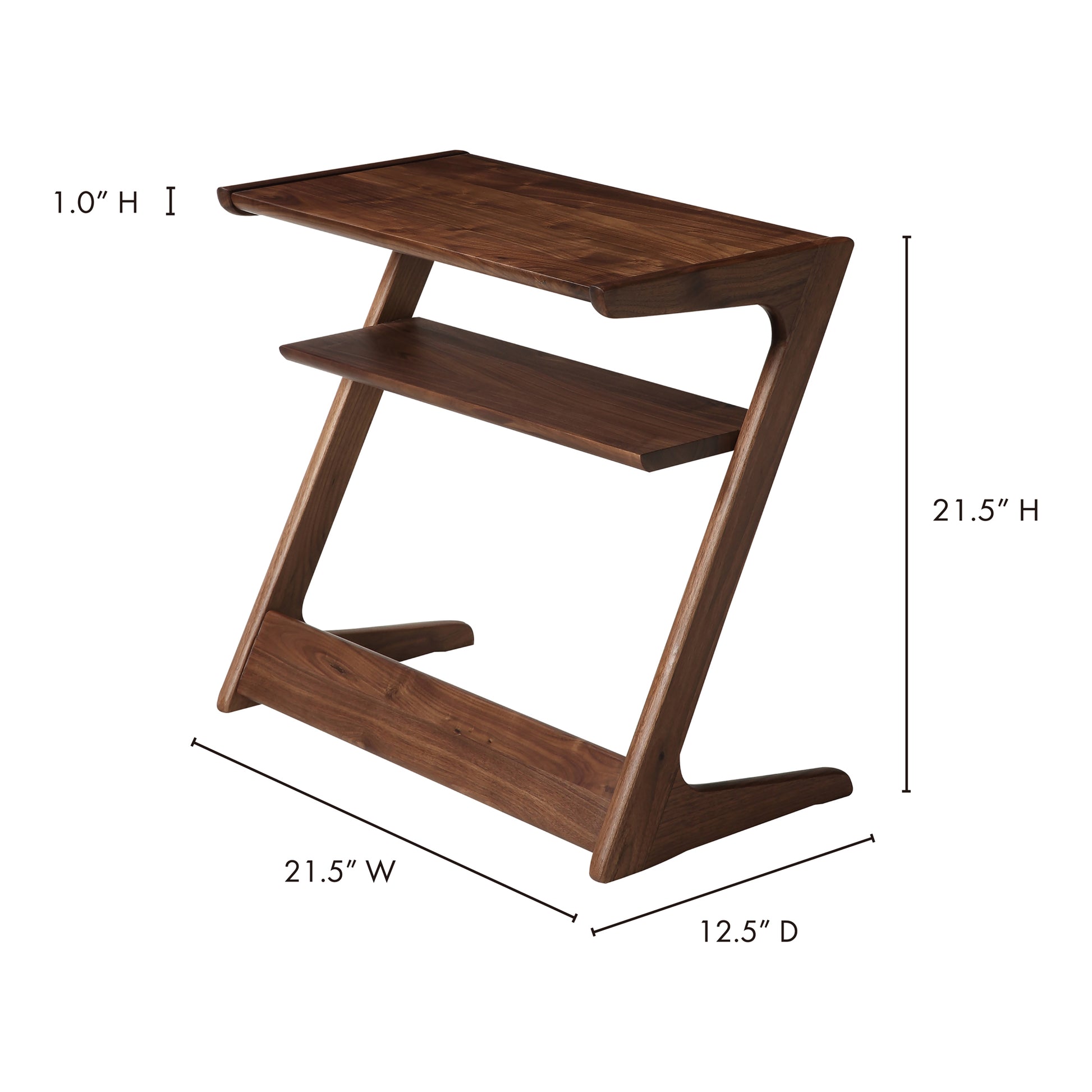 Sakai Accent Table Brown by Moe's Home Collection - view 5