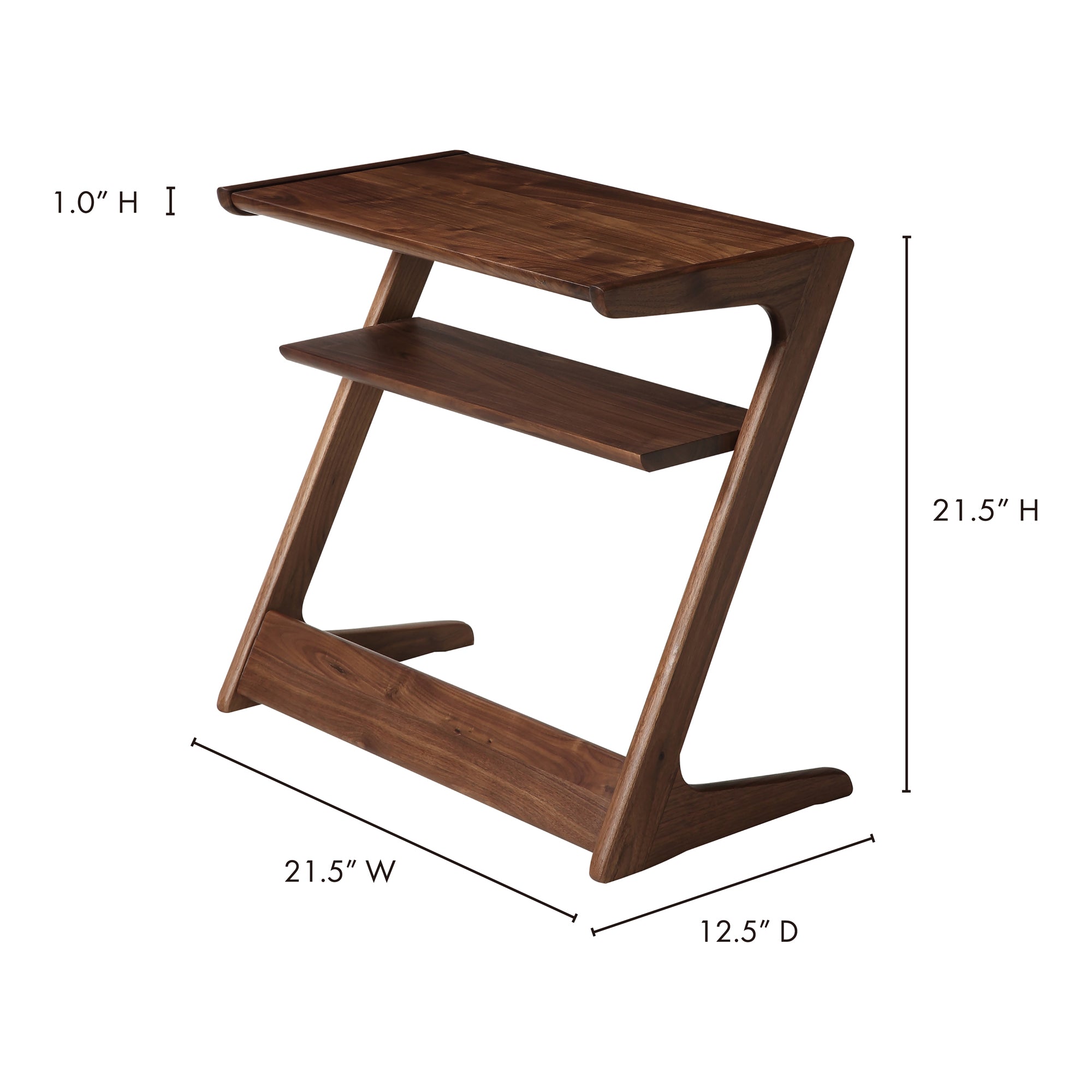 Sakai Accent Table Brown by Moe's Home Collection - view 5