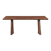 Silas Dining Table Walnut Brown by Moe's Home Collection