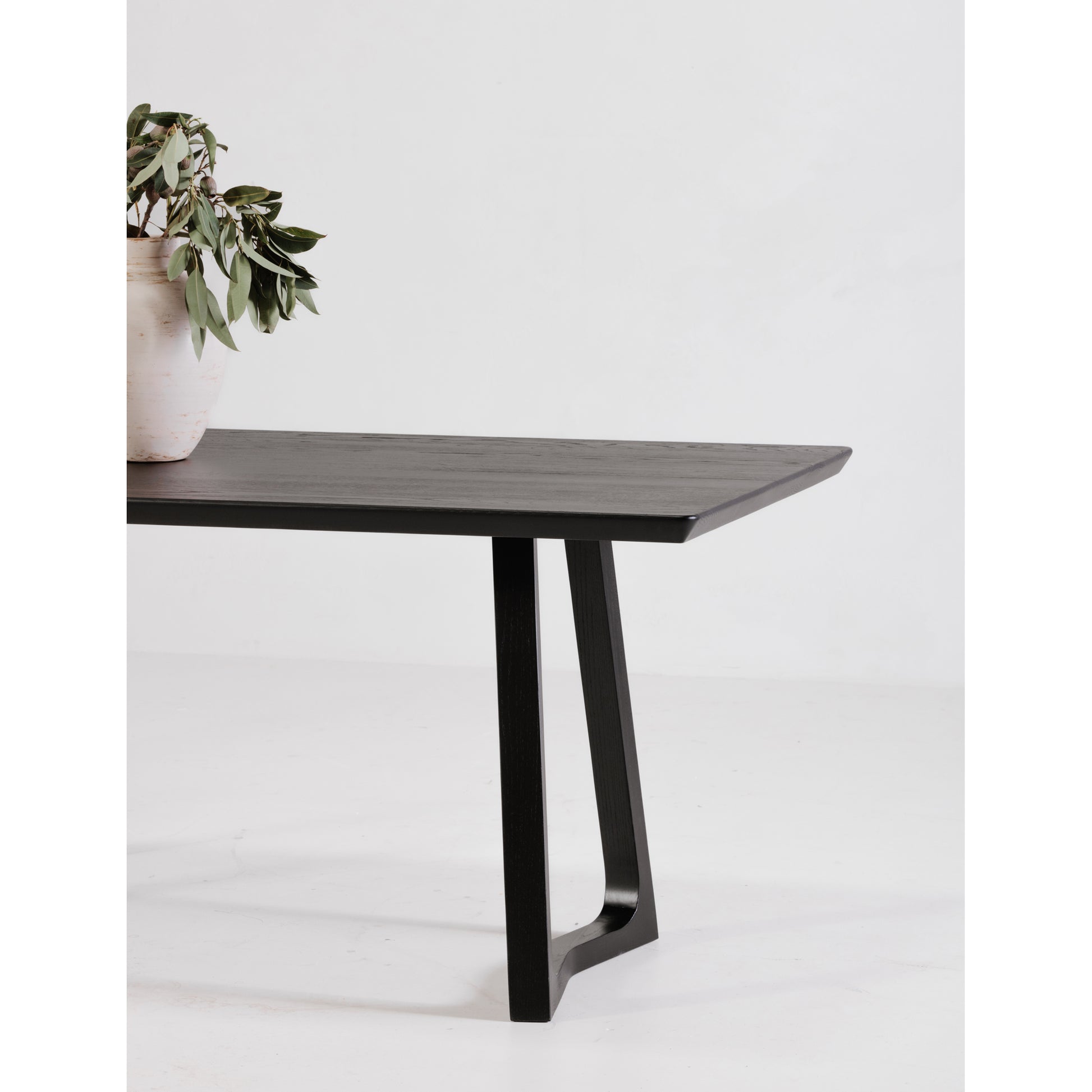 Silas Dining Table Black Ash by Moe's Home Collection - view 2