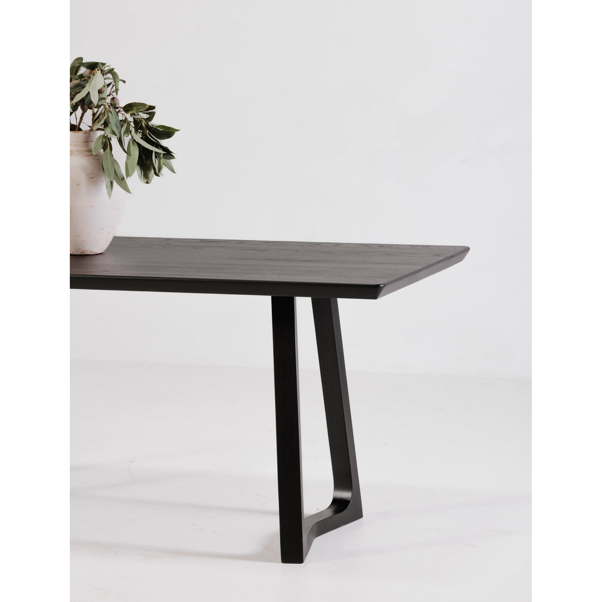 Silas Dining Table Black Ash by Moe's Home Collection - view 2