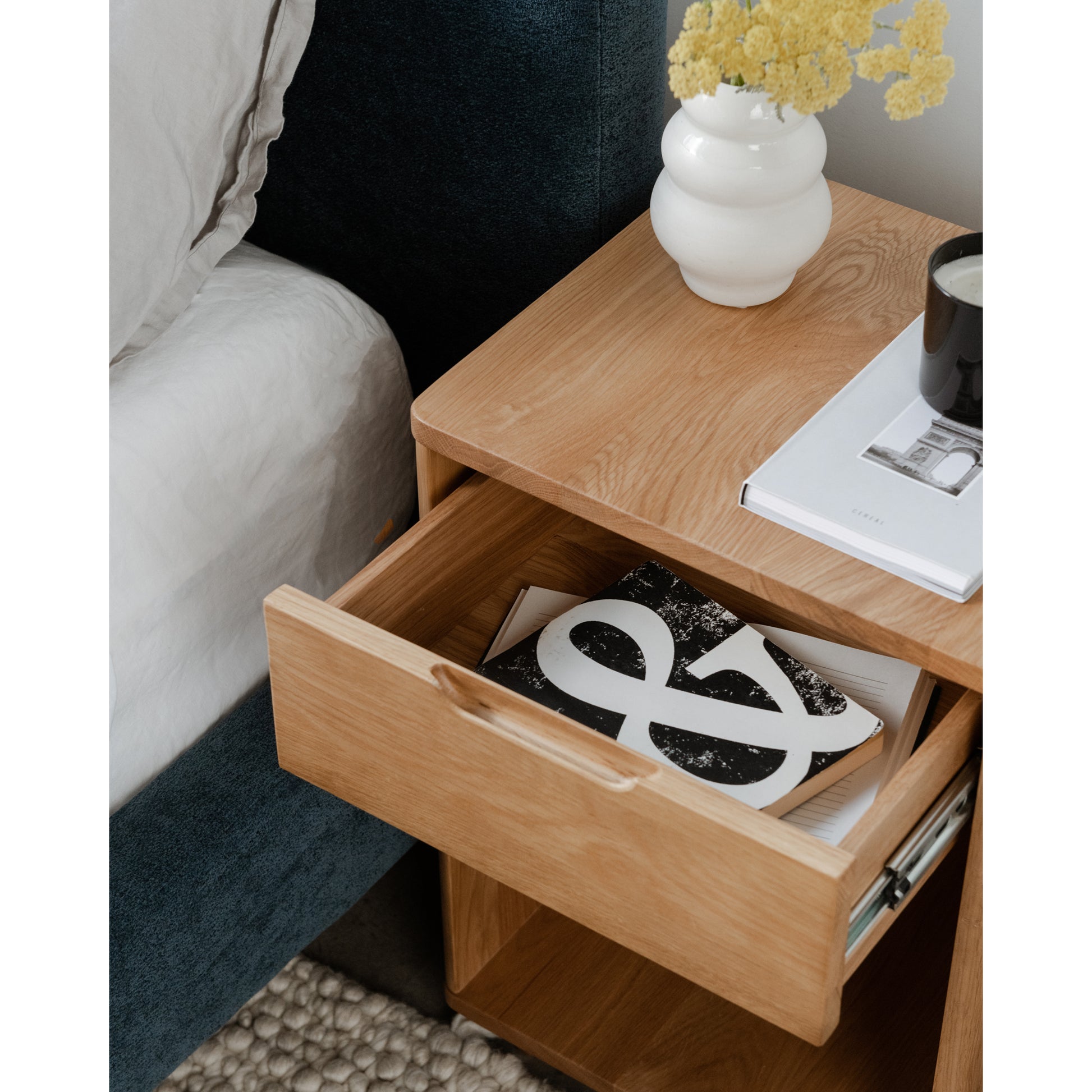 Osamu Nightstand Natural Oak by Moe's Home Collection - view 8