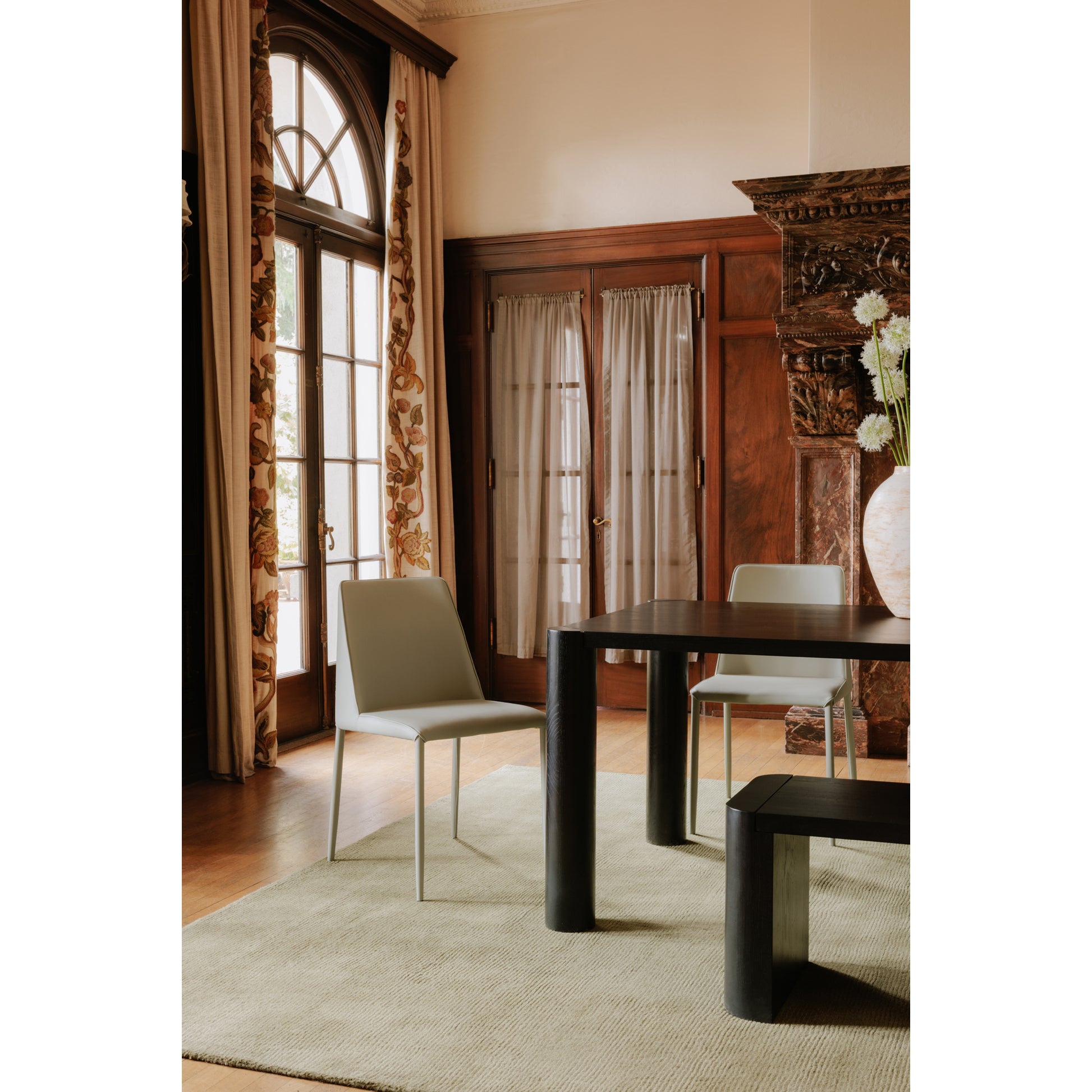 Post Small Dining Table Black by Moe's Home Collection - view 3