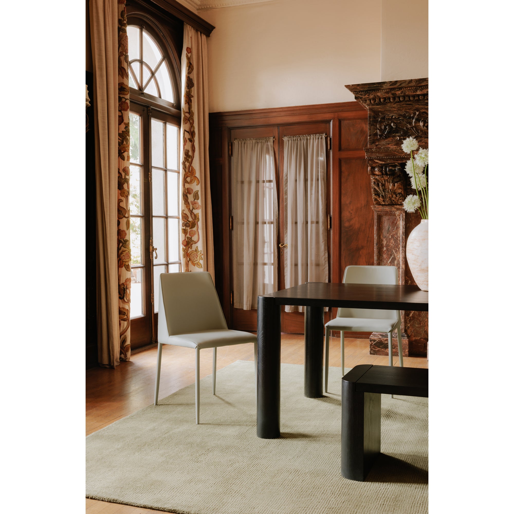 Post Small Dining Table Black by Moe's Home Collection - view 3
