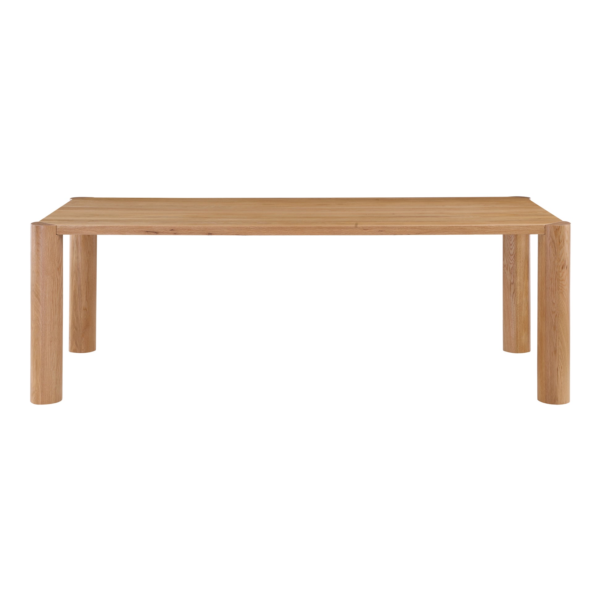 Post Small Dining Table Natural Oak by Moe's Home Collection